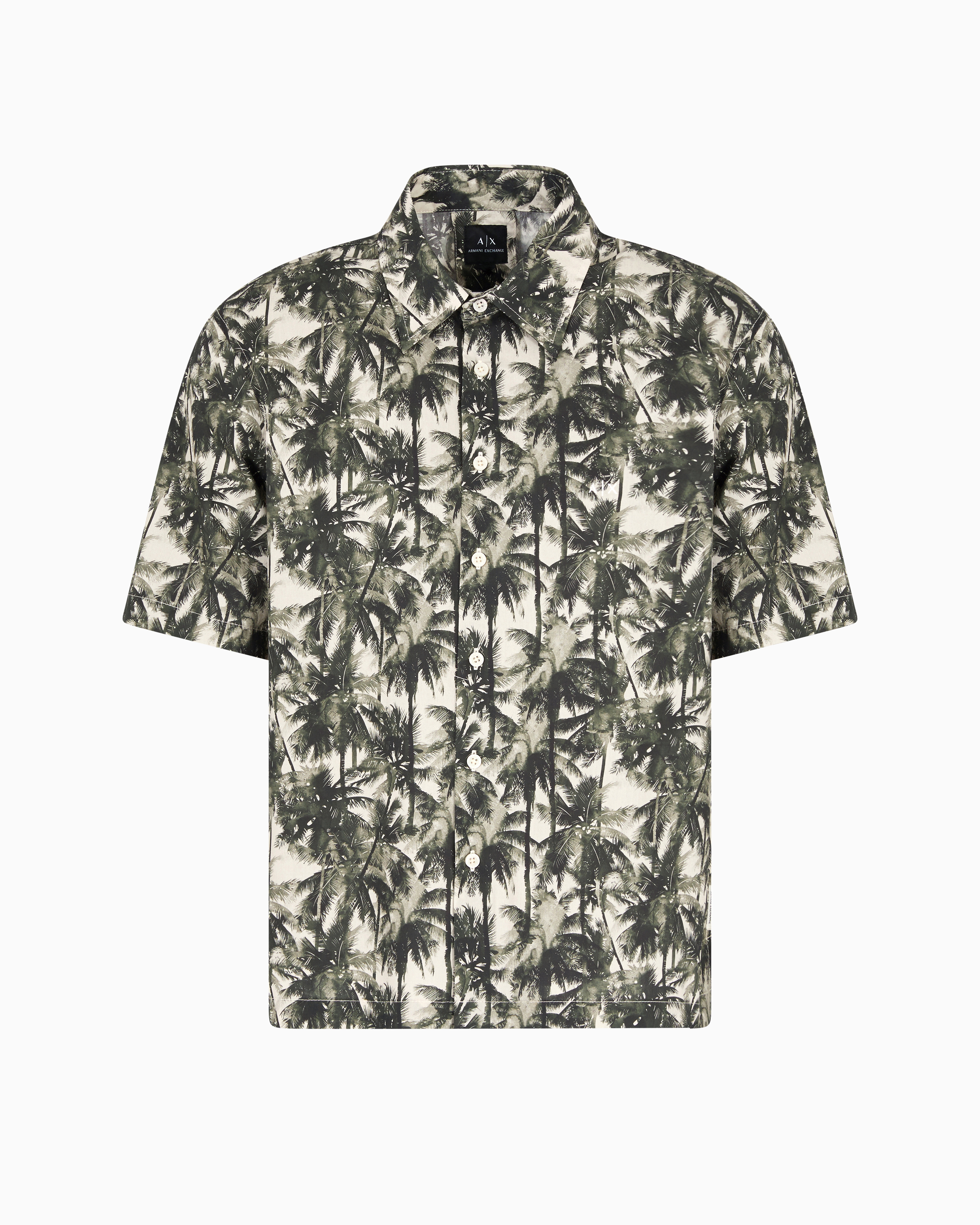 Armani Exchange Casual Shirts In Green