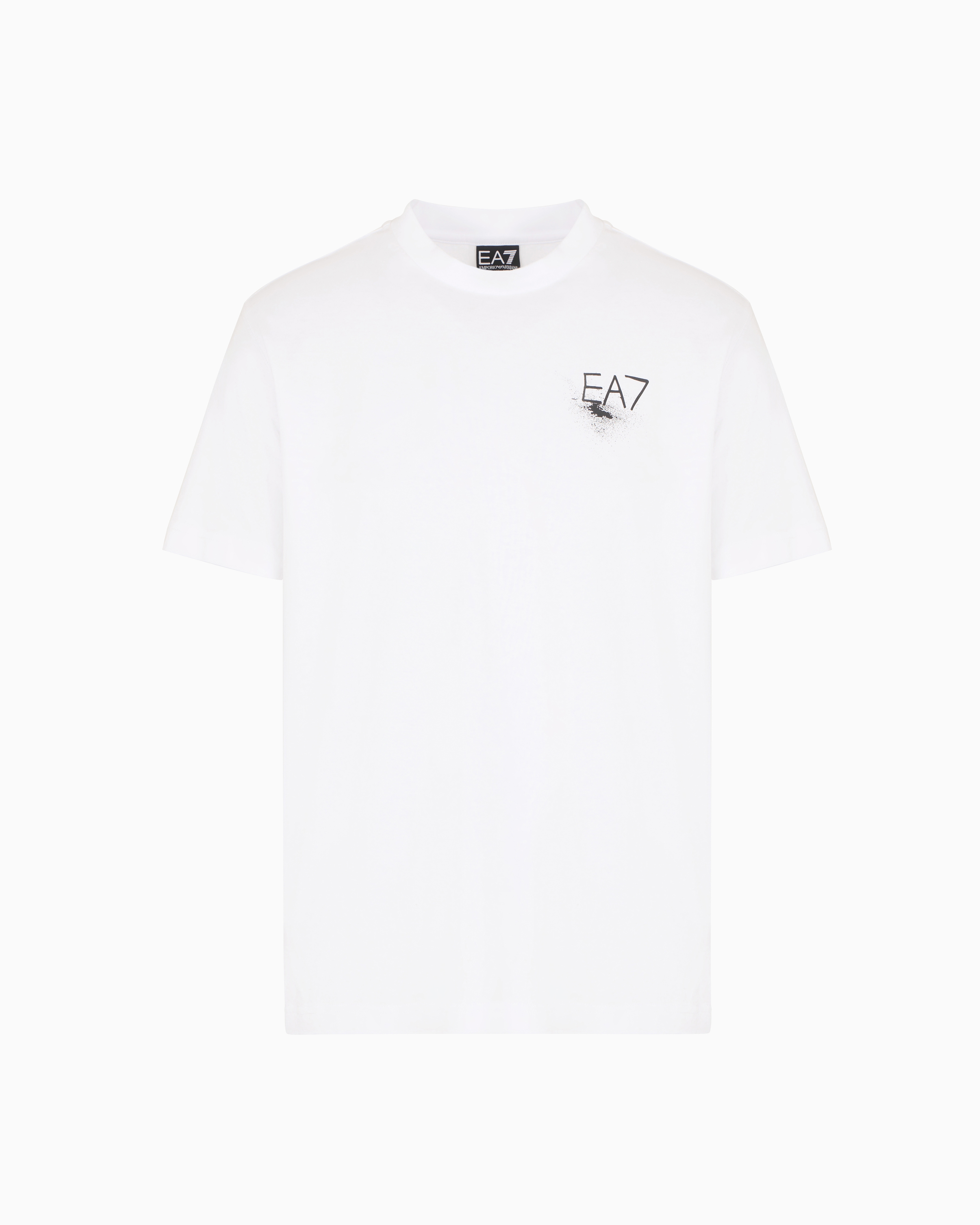 Graphic Series cotton jersey T-shirt with print | EA7