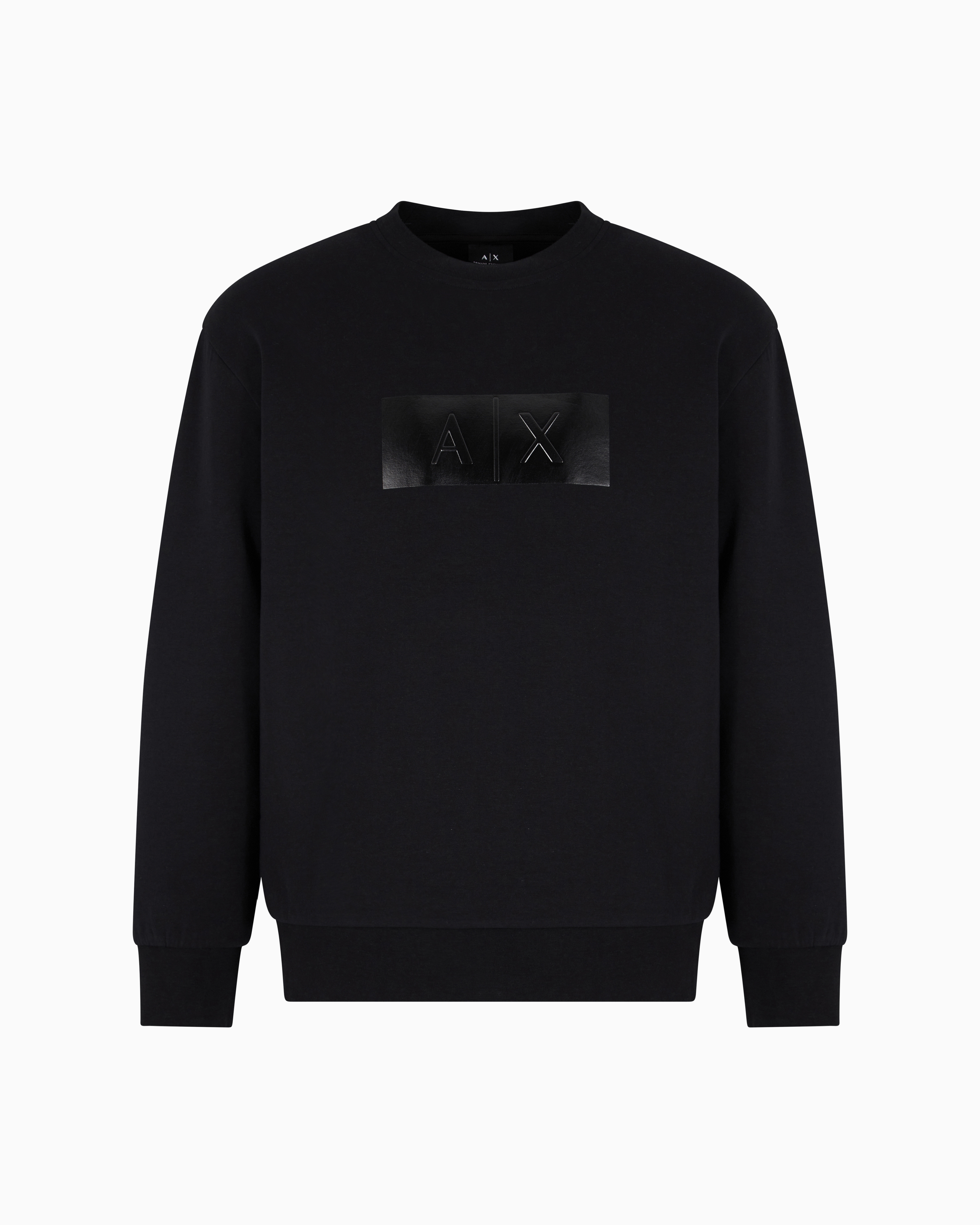 【A/X ArmaniExchange】ボンバーネックスウェットシャツ ロゴ A/X ArmaniExchange】ボンバーネックスウェットシャツ ロゴ (A/X