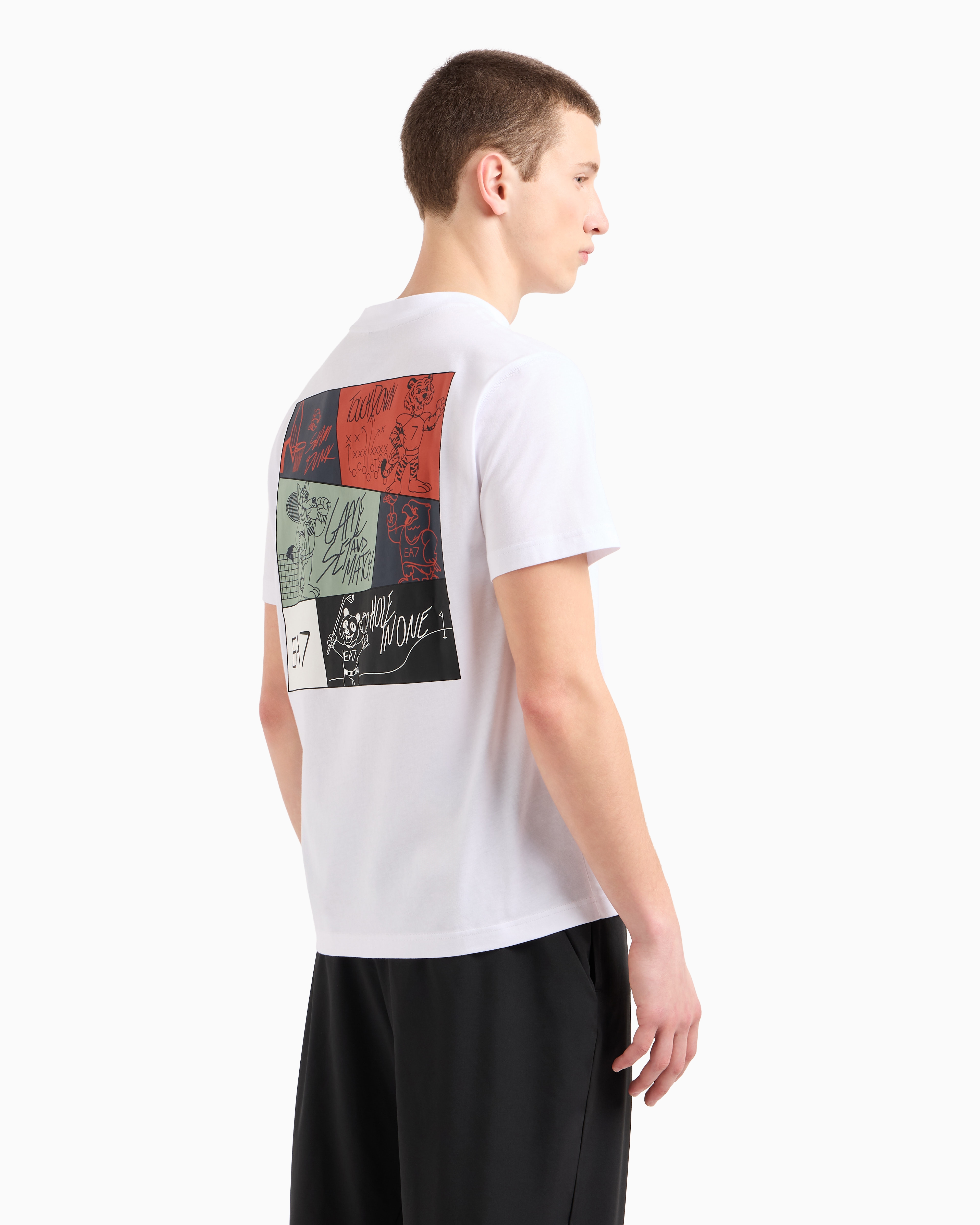 Tシャツ・カットソー EA7 TSHIRT (7M000044AF13754) Men's athletic T-shirts and polo shirts | EA7