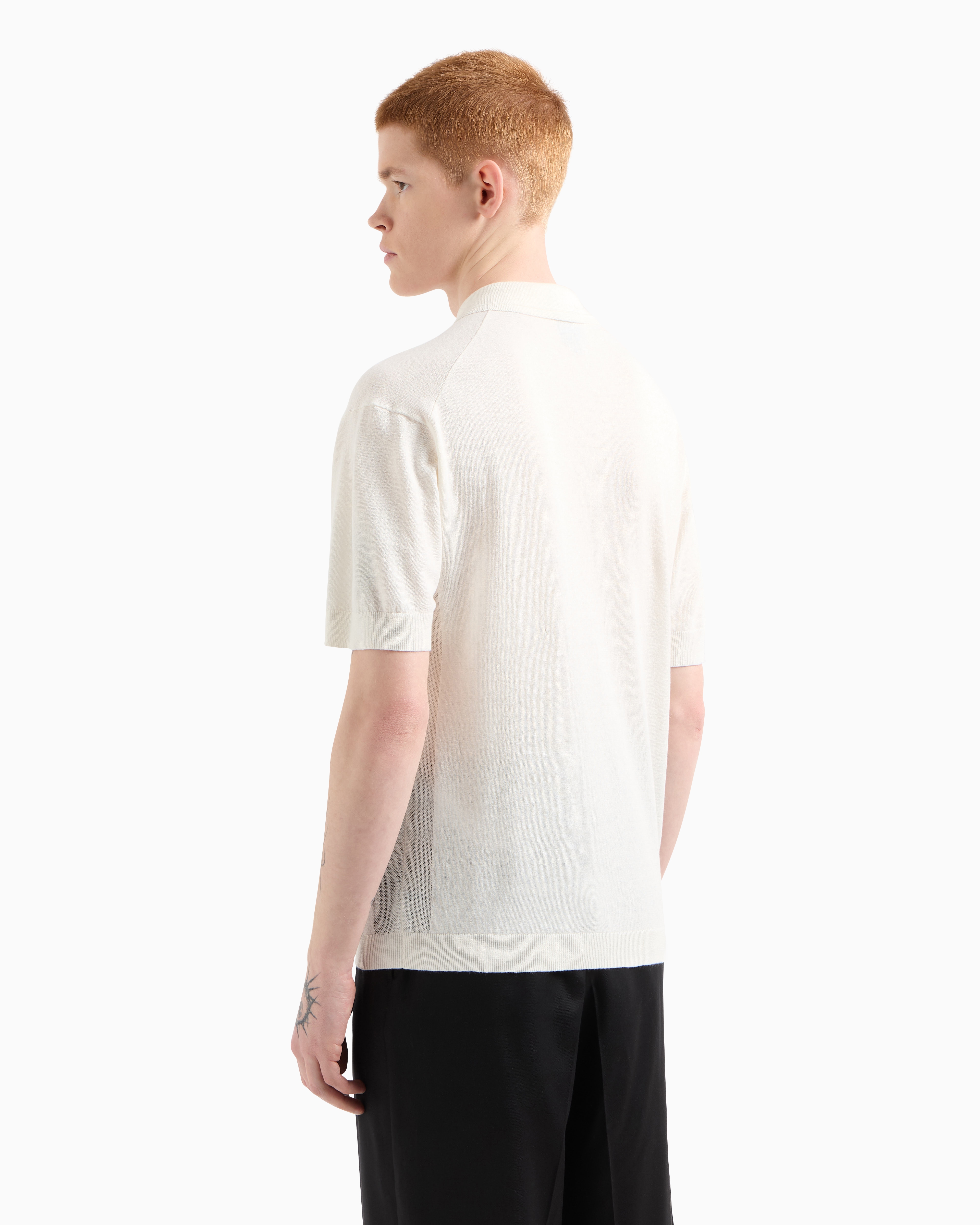 Armani Exchange - Knitted Tops, Man, White, Size: L