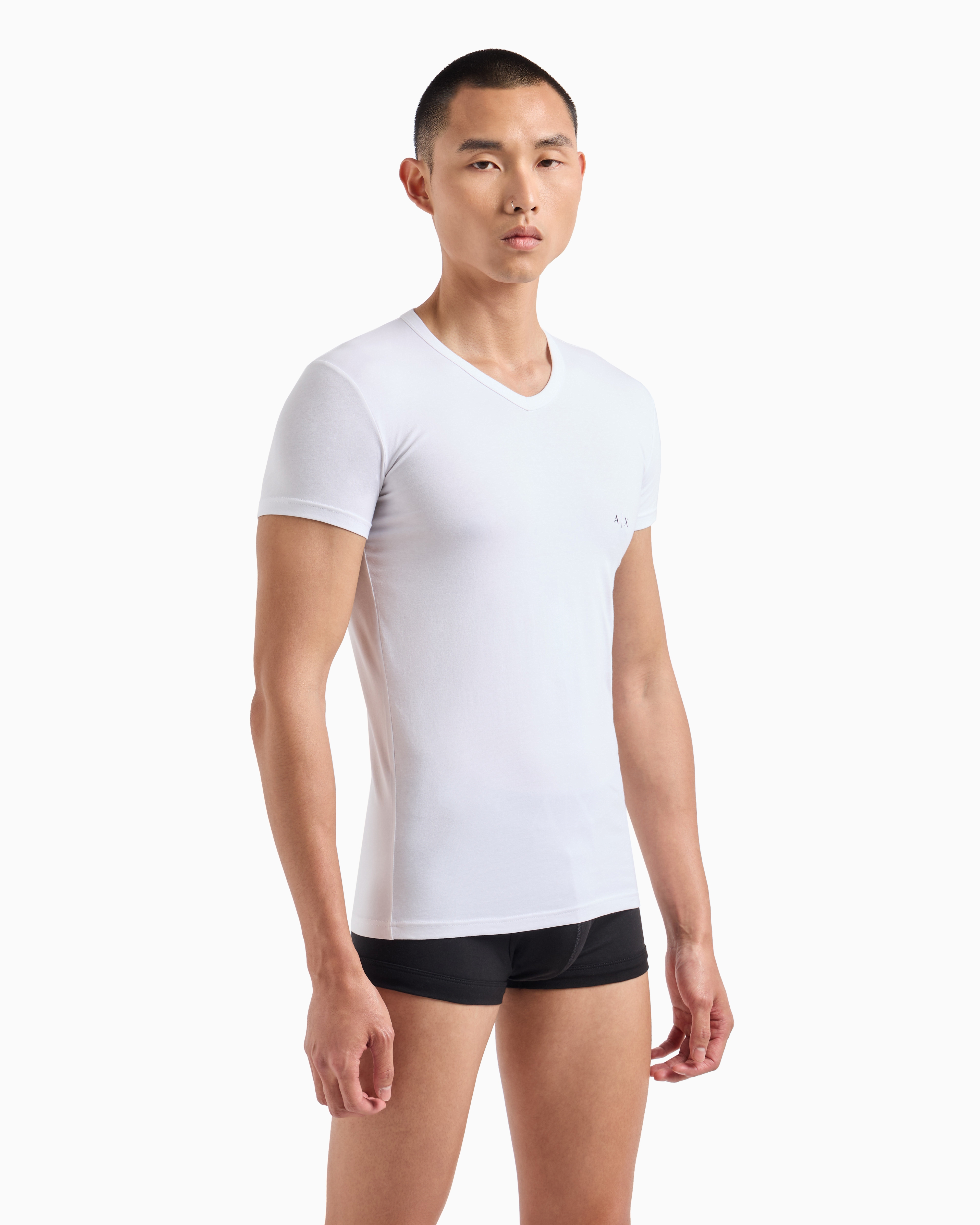 2PACK 半袖VネックTシャツ | Armani Exchange