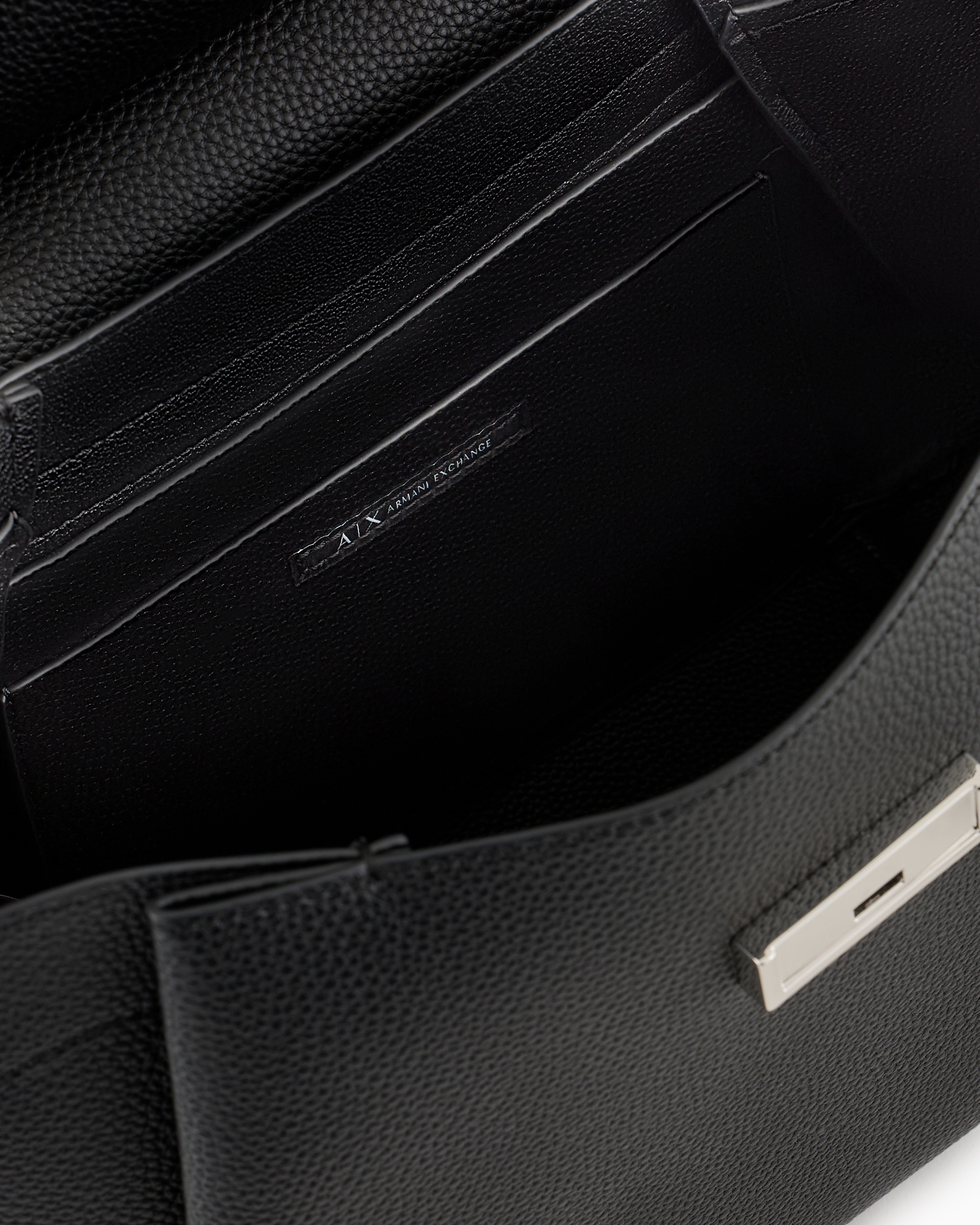 【関税込】ARMANI EXCHANGE ジンジャー ショッパーM Handbag with flap and metal details | Armani Exchange