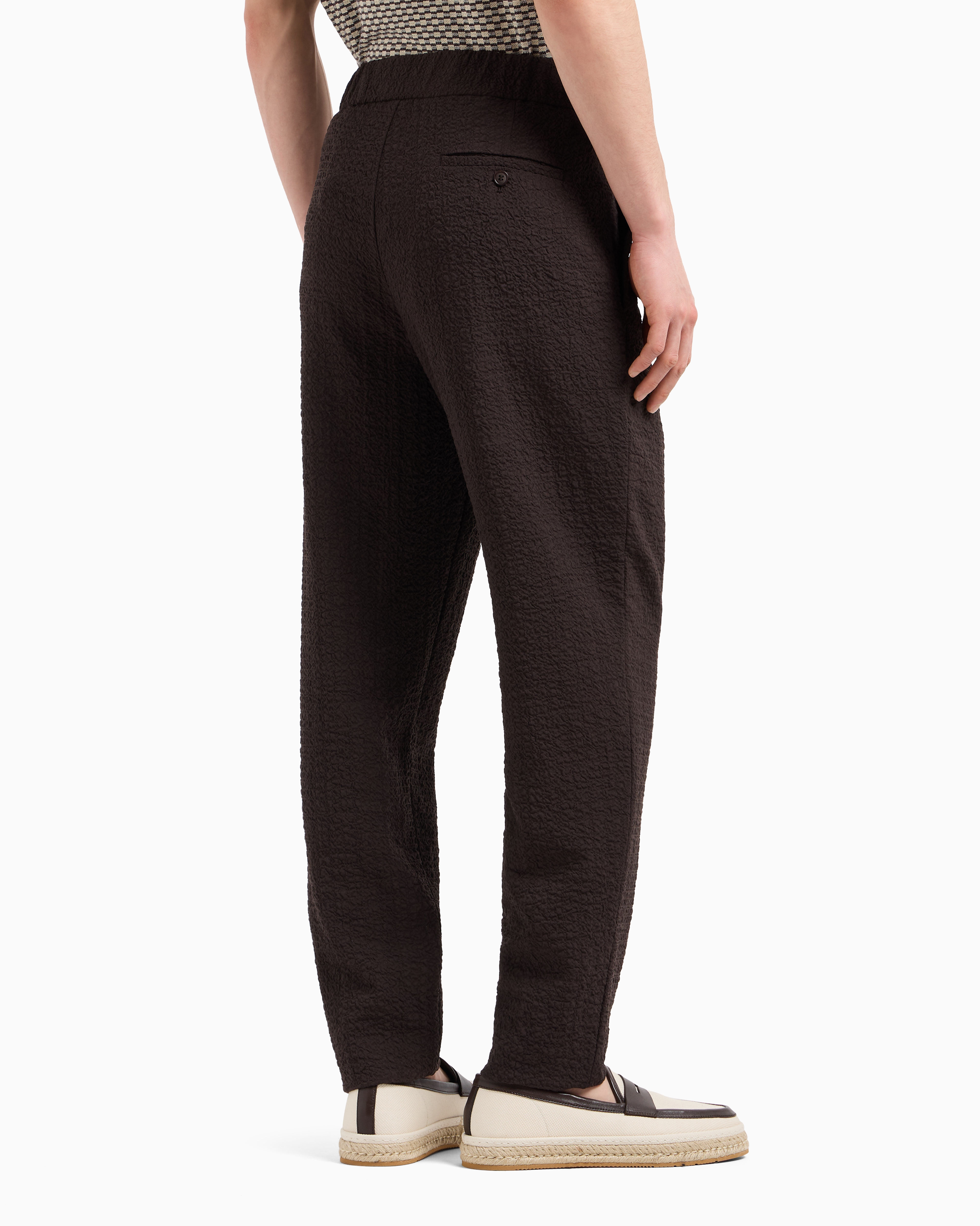 Giorgio Armani Single-pleat Stretch-wool Trousers