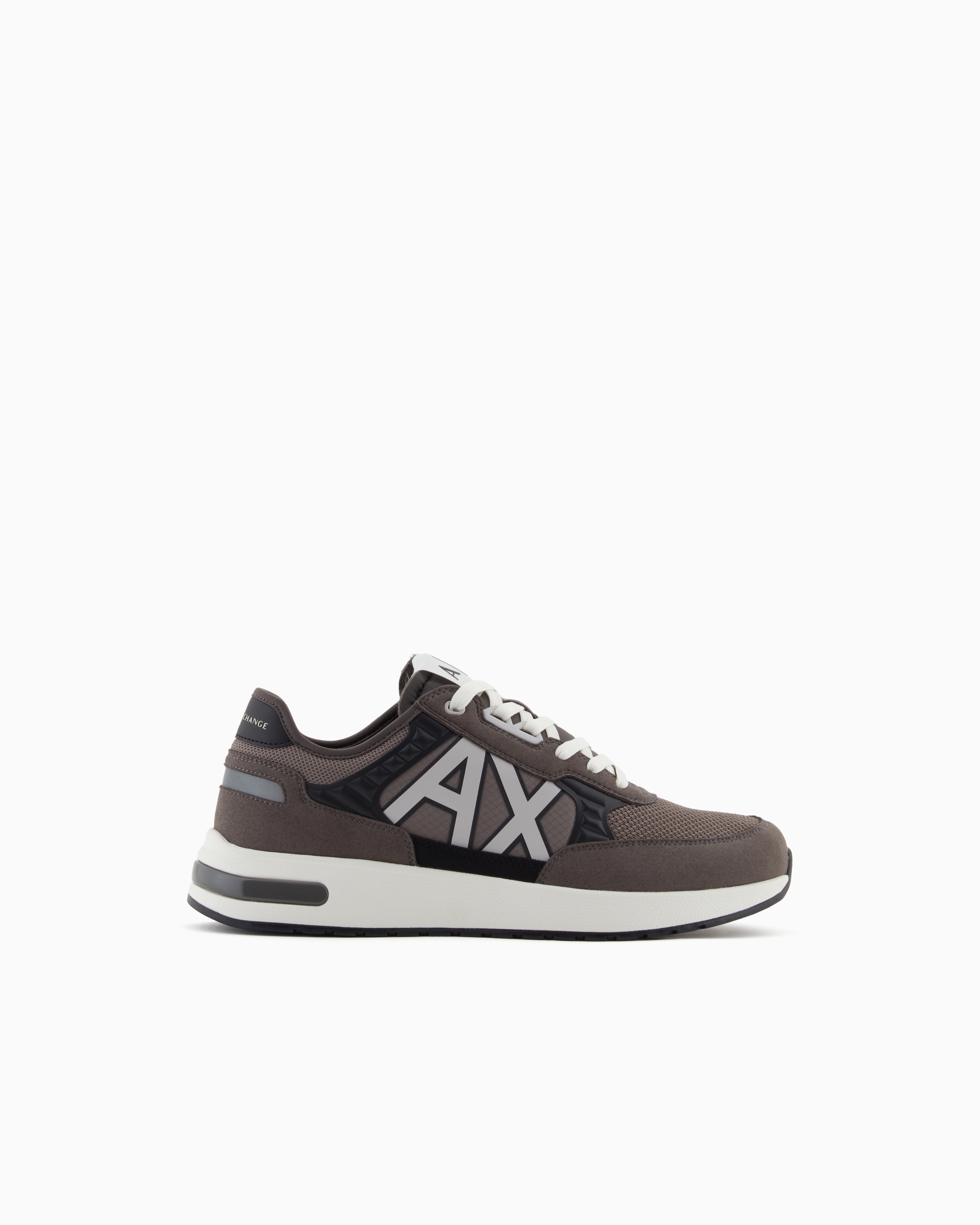 Sneakers with high sole and logo | Armani Exchange