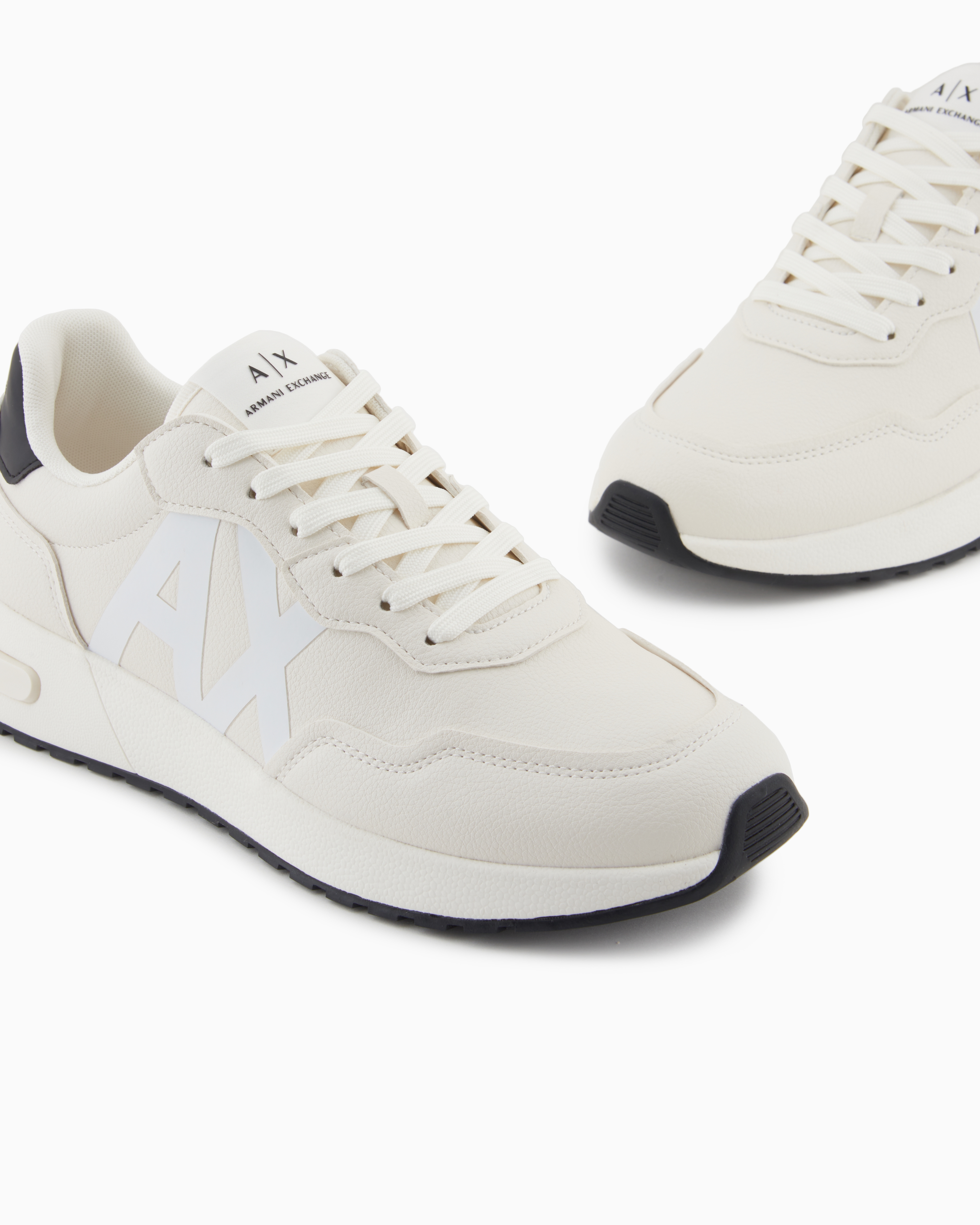Armani Exchange Sneakers In White