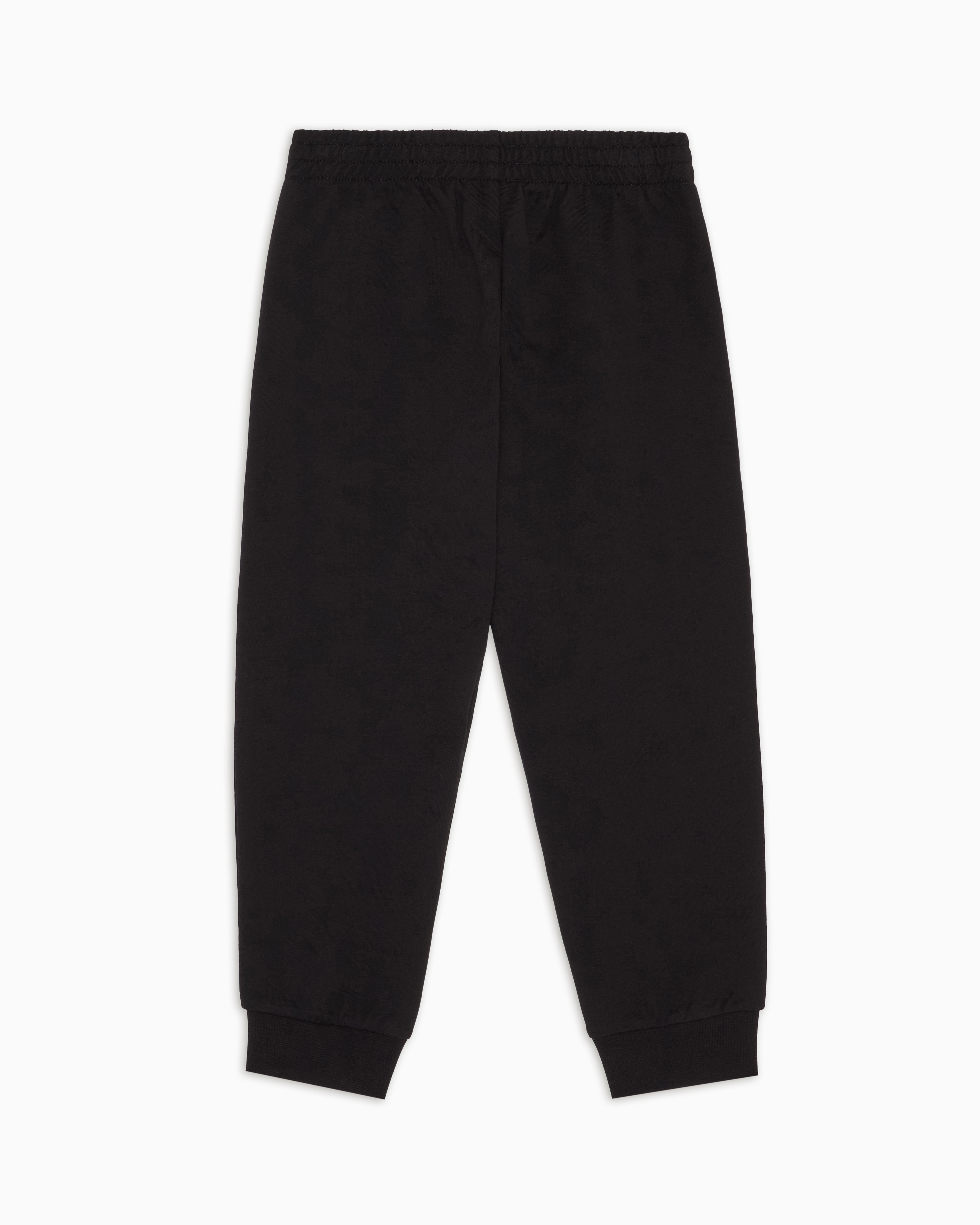Ea7 Boys Logo Joggers In Black