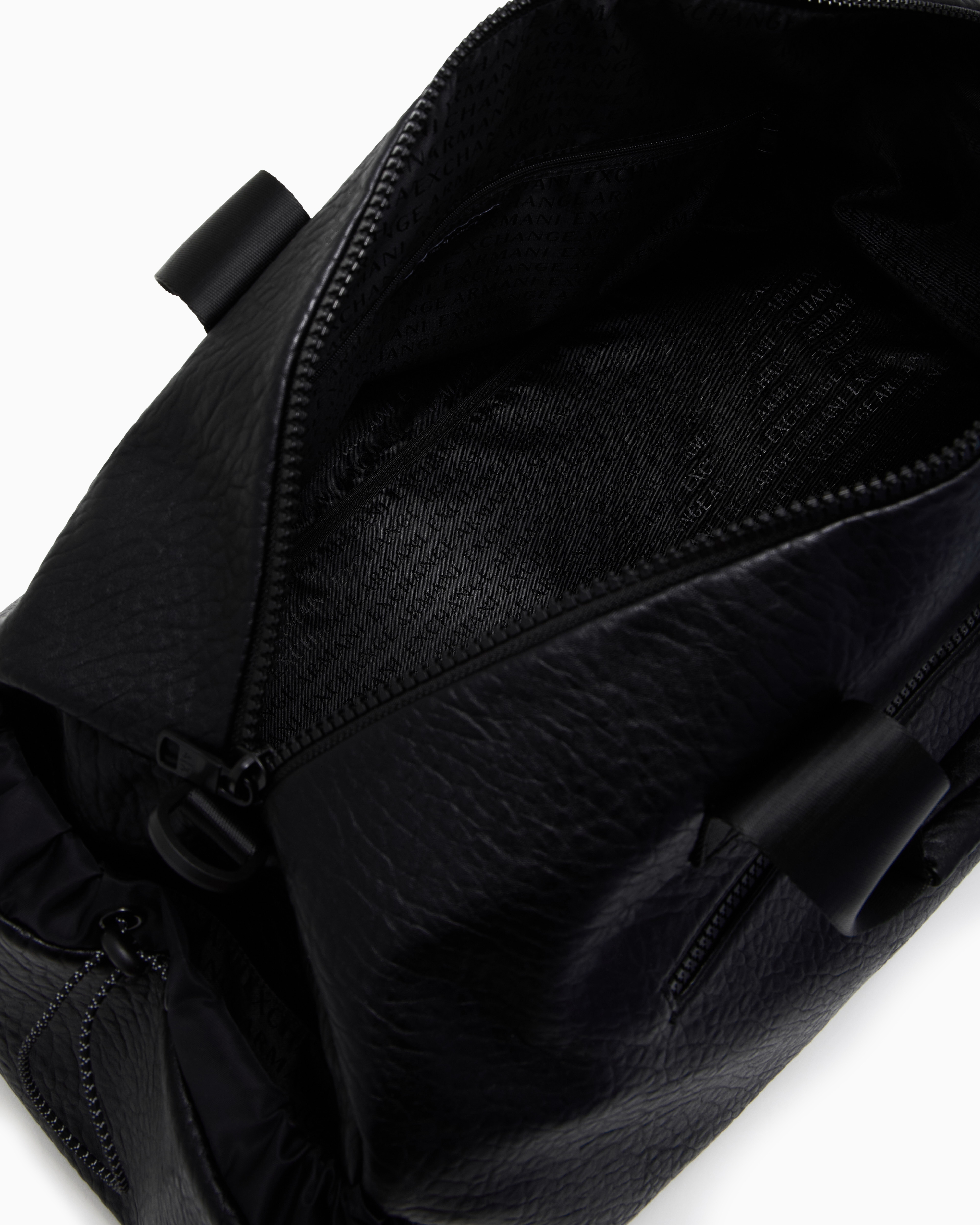 Armani Exchange Duffle Bags In Black