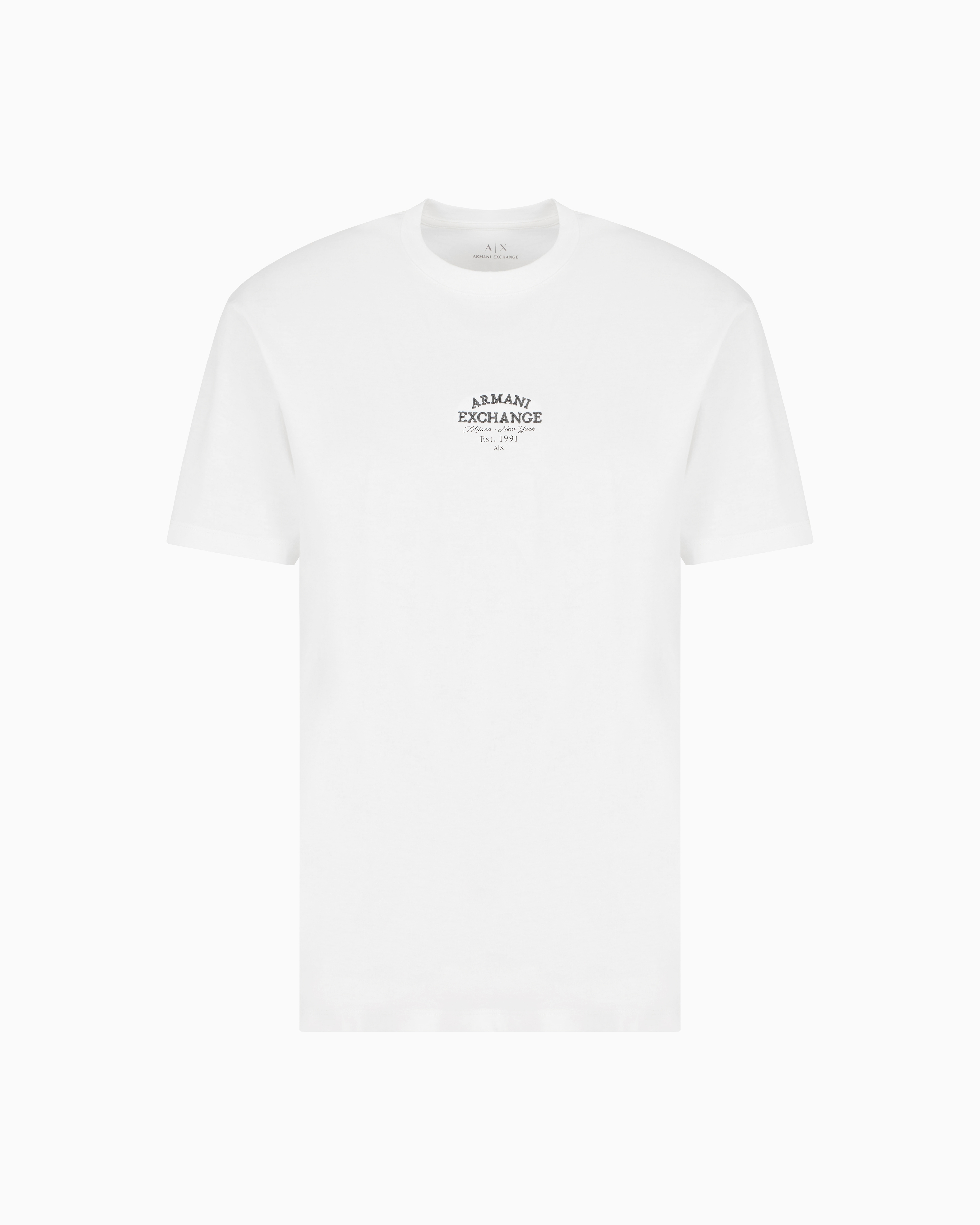 Armani Exchange Regular Fit T-shirts In White