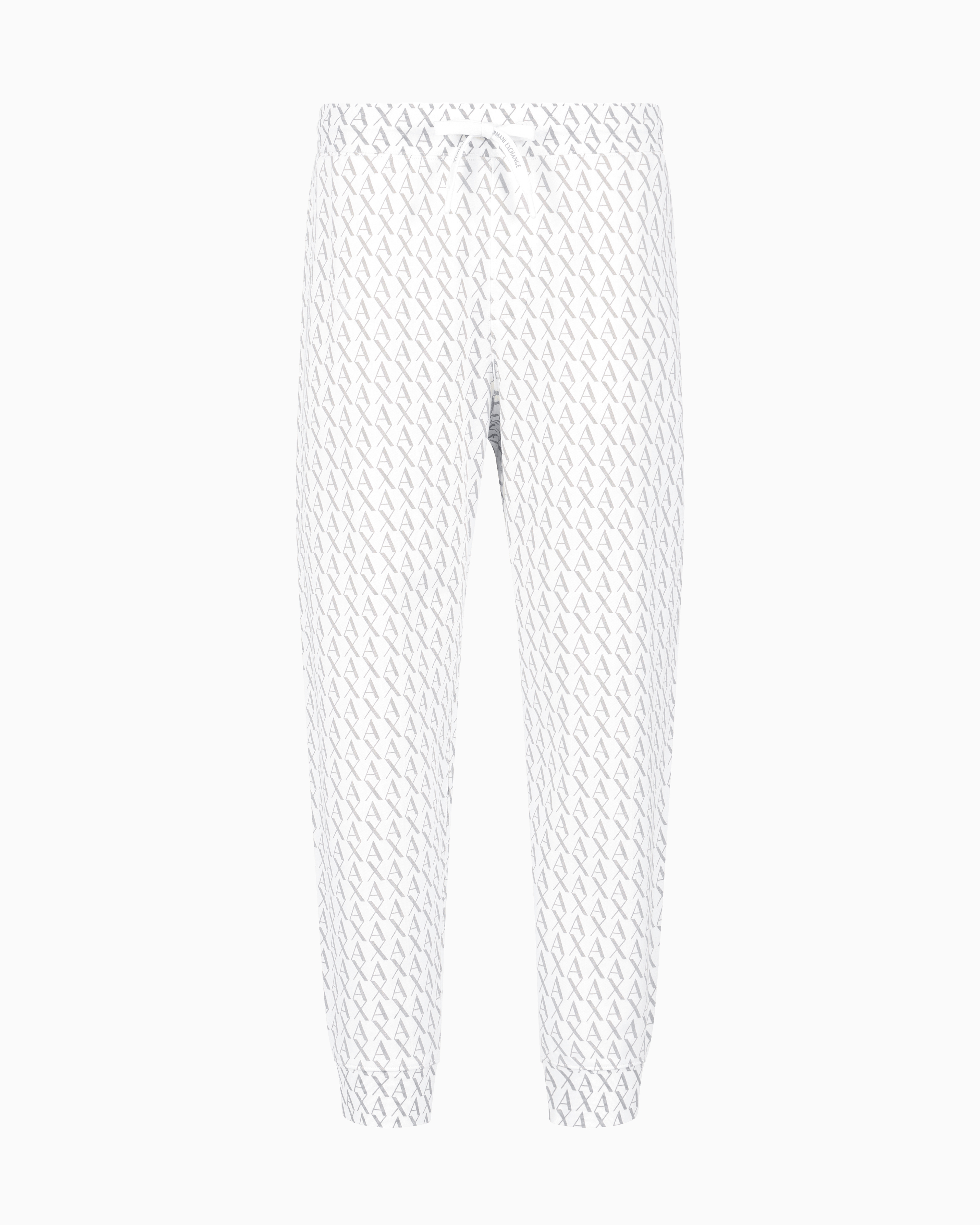 Armani Exchange Sweatpants In White