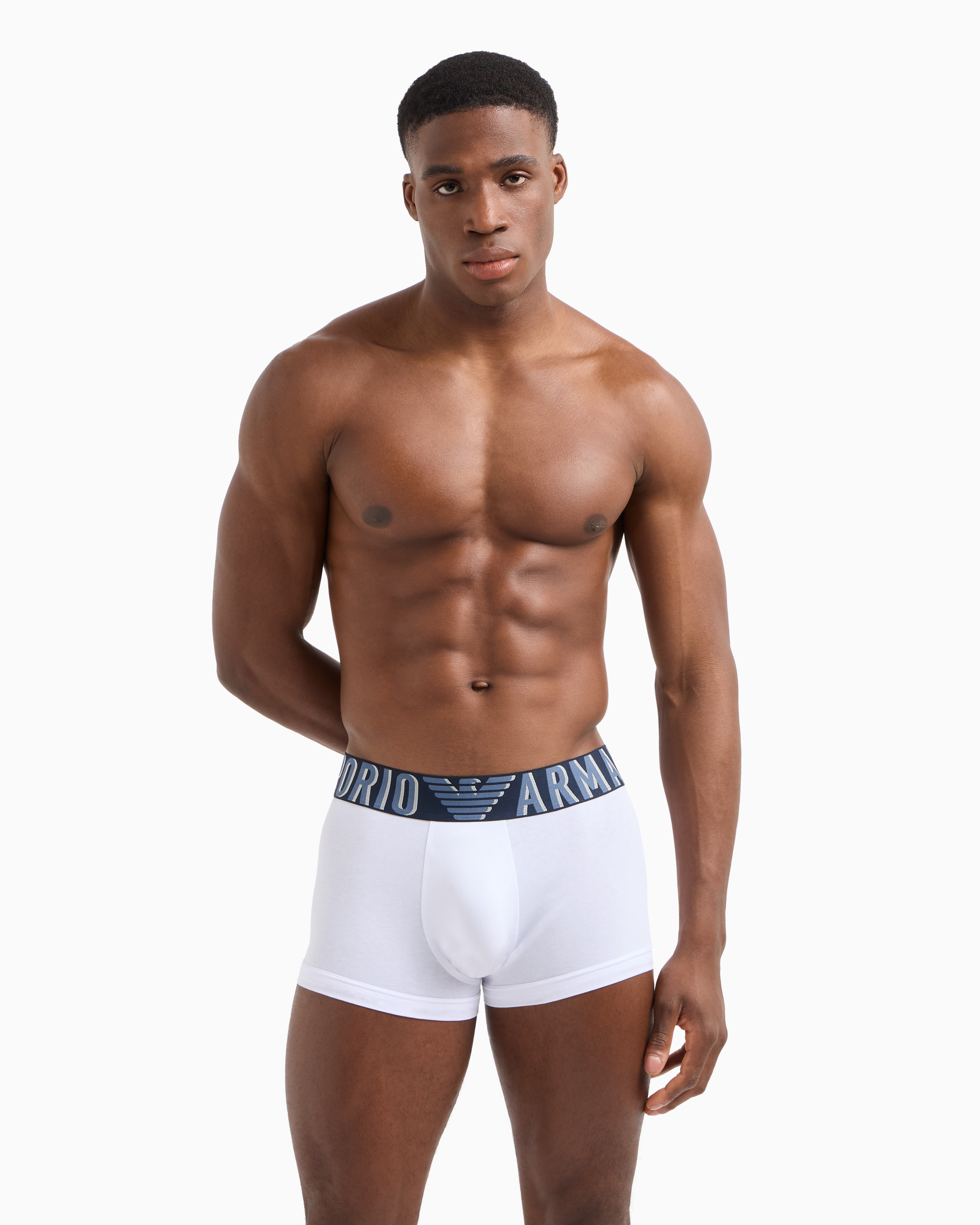 ASV Megalogo organic-cotton boxer briefs | Emporio Armani