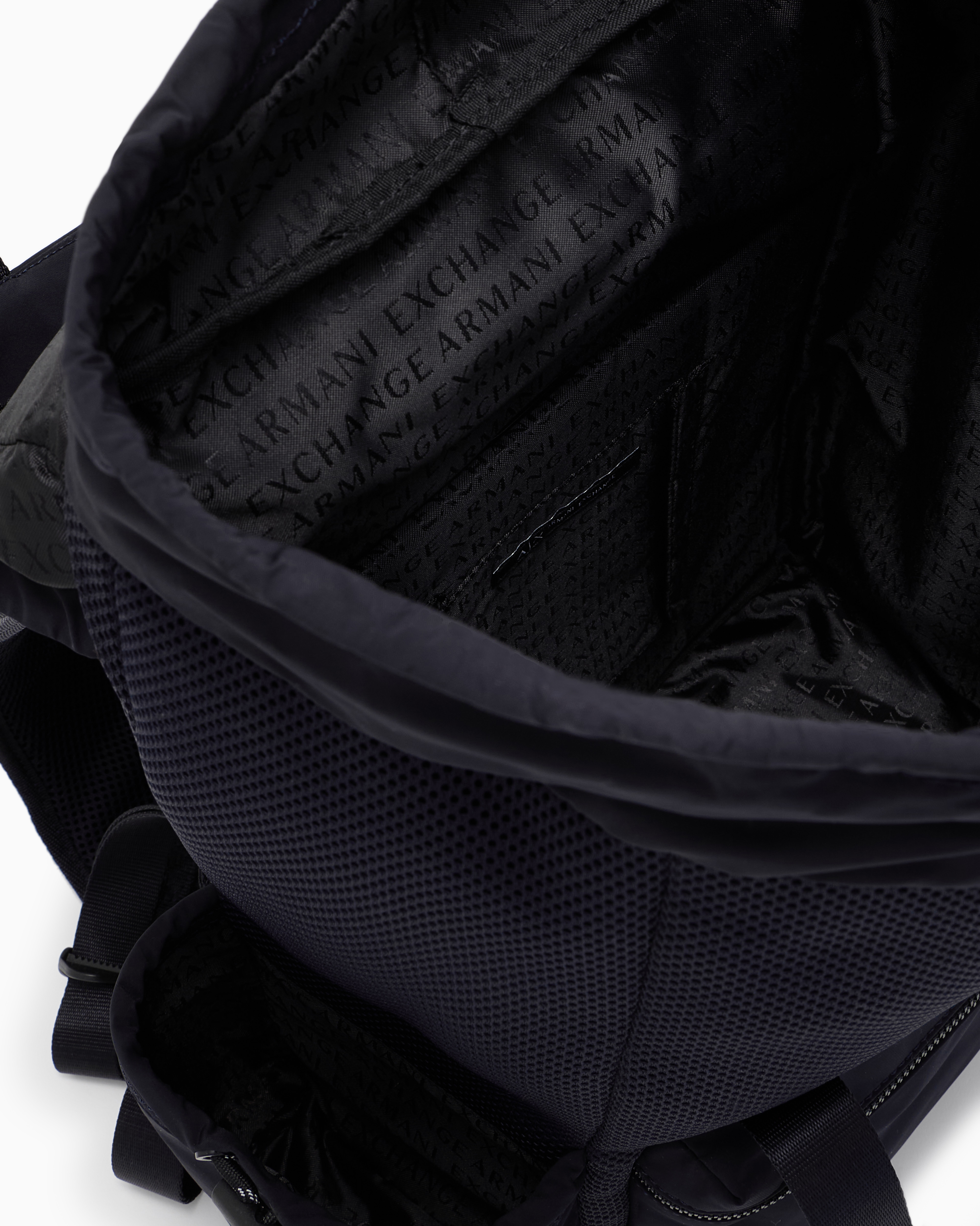 Armani Exchange - Backpack with side pockets, Man, Navy Blue, Size: TU