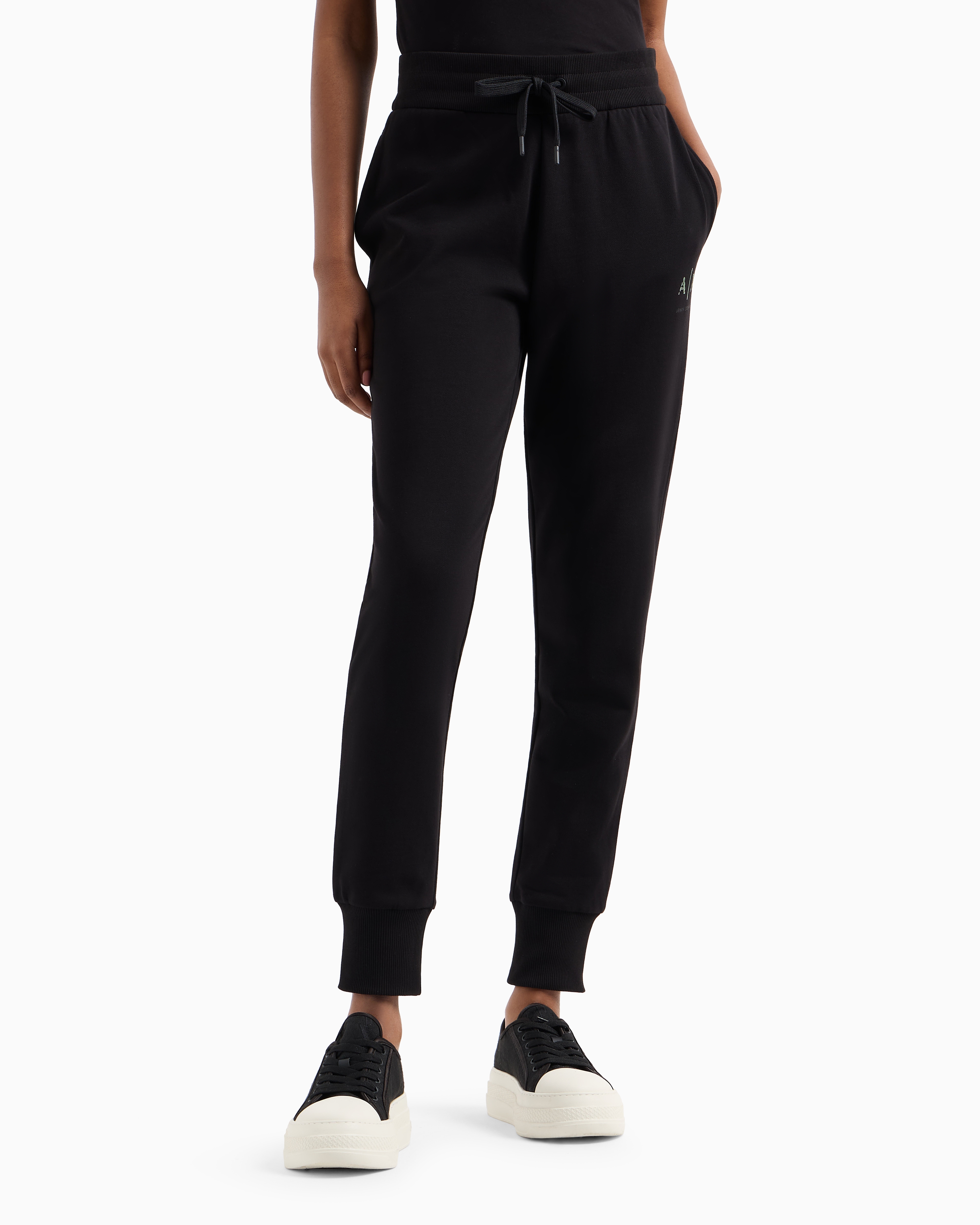 Armani Exchange - Sweatpants, Woman, Black, Size: