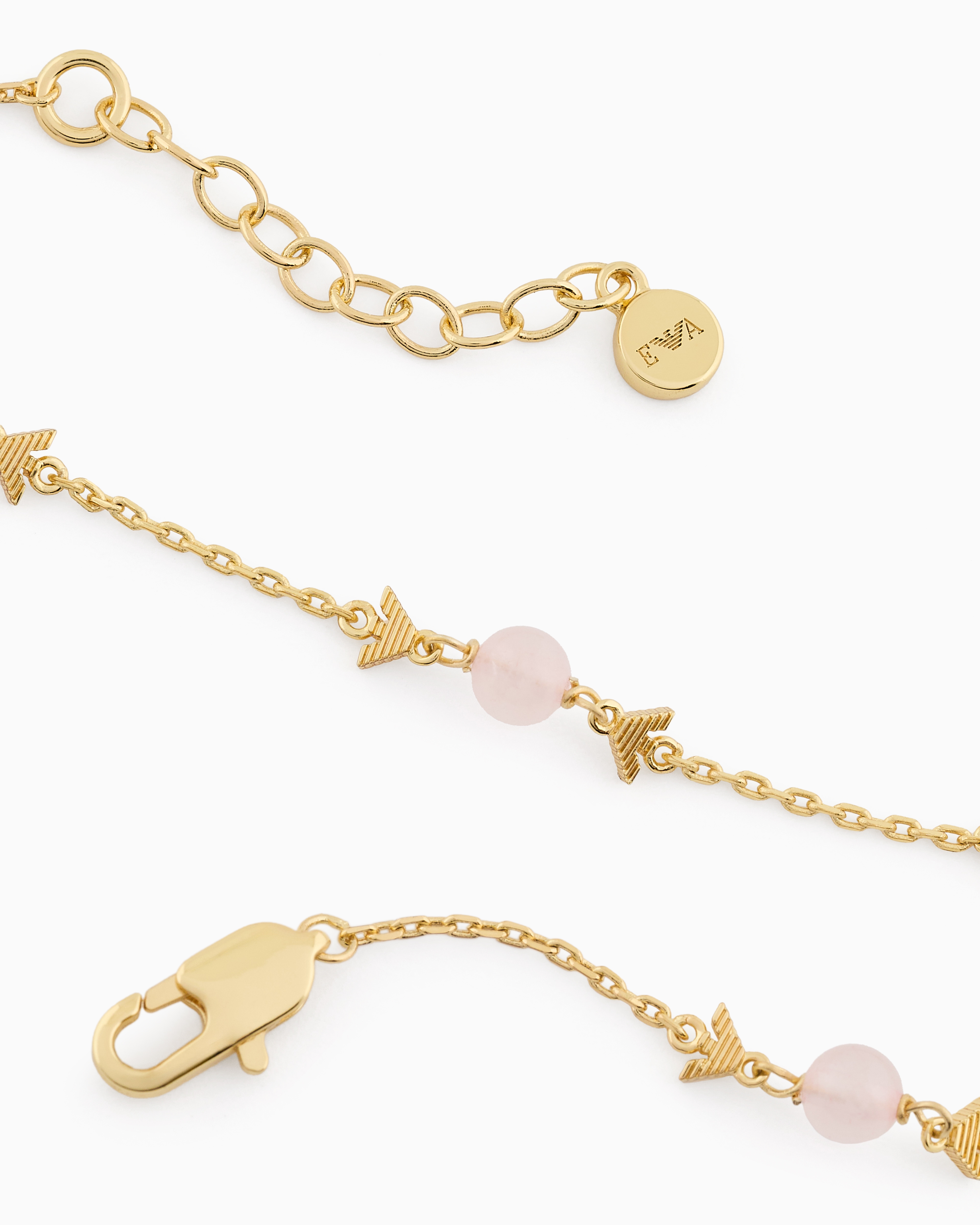 Emporio Armani -  Gold-Tone Brass Station Bracelet, Woman, Multicoloured, Size: TU