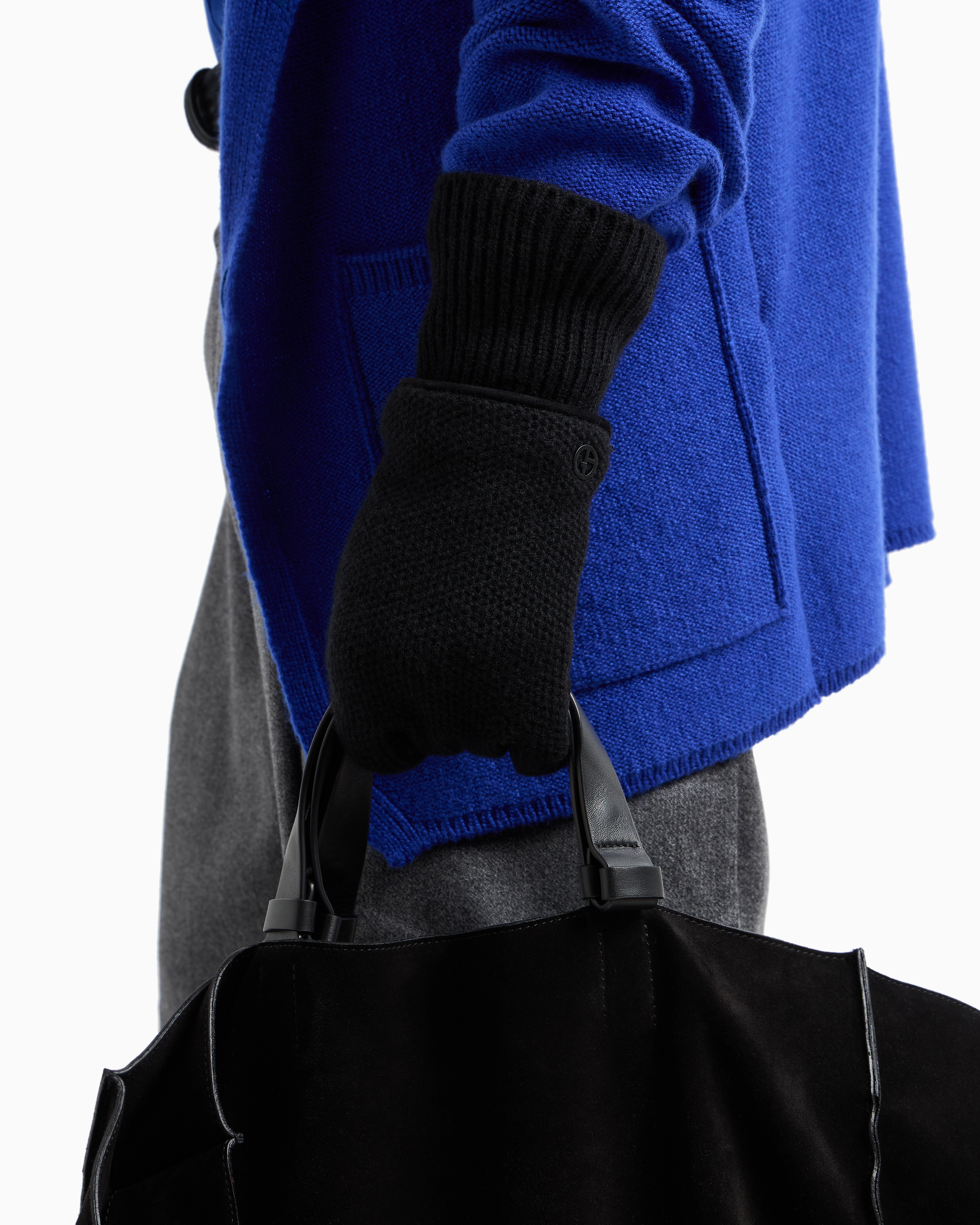 Giorgio Armani Gloves In Black