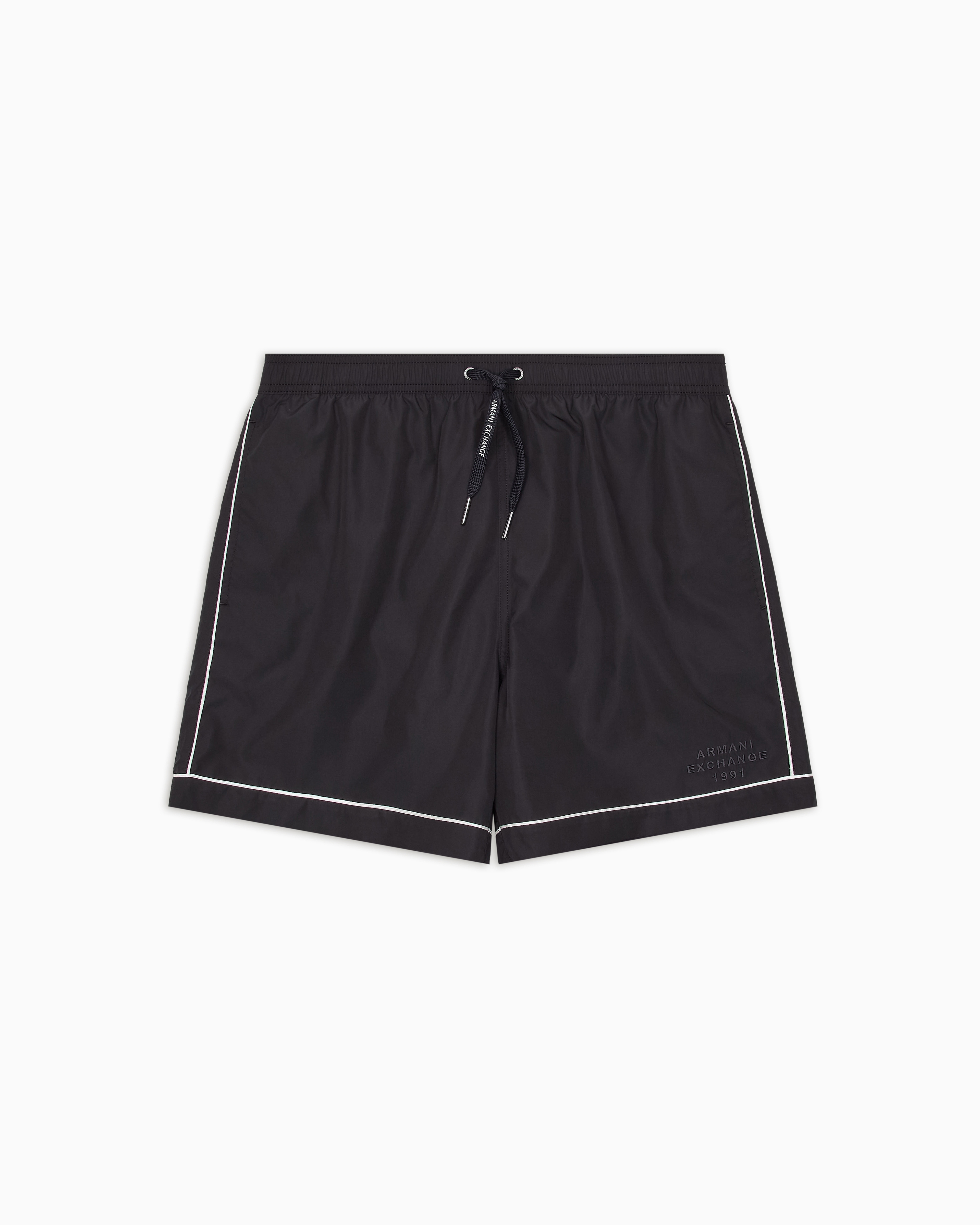 [EMPORIO ARMANI UW] サイドロゴナイロンスイムショーツ Ea7 Emporio Armani メンズ スイムショーツ通販 - FARFETCH