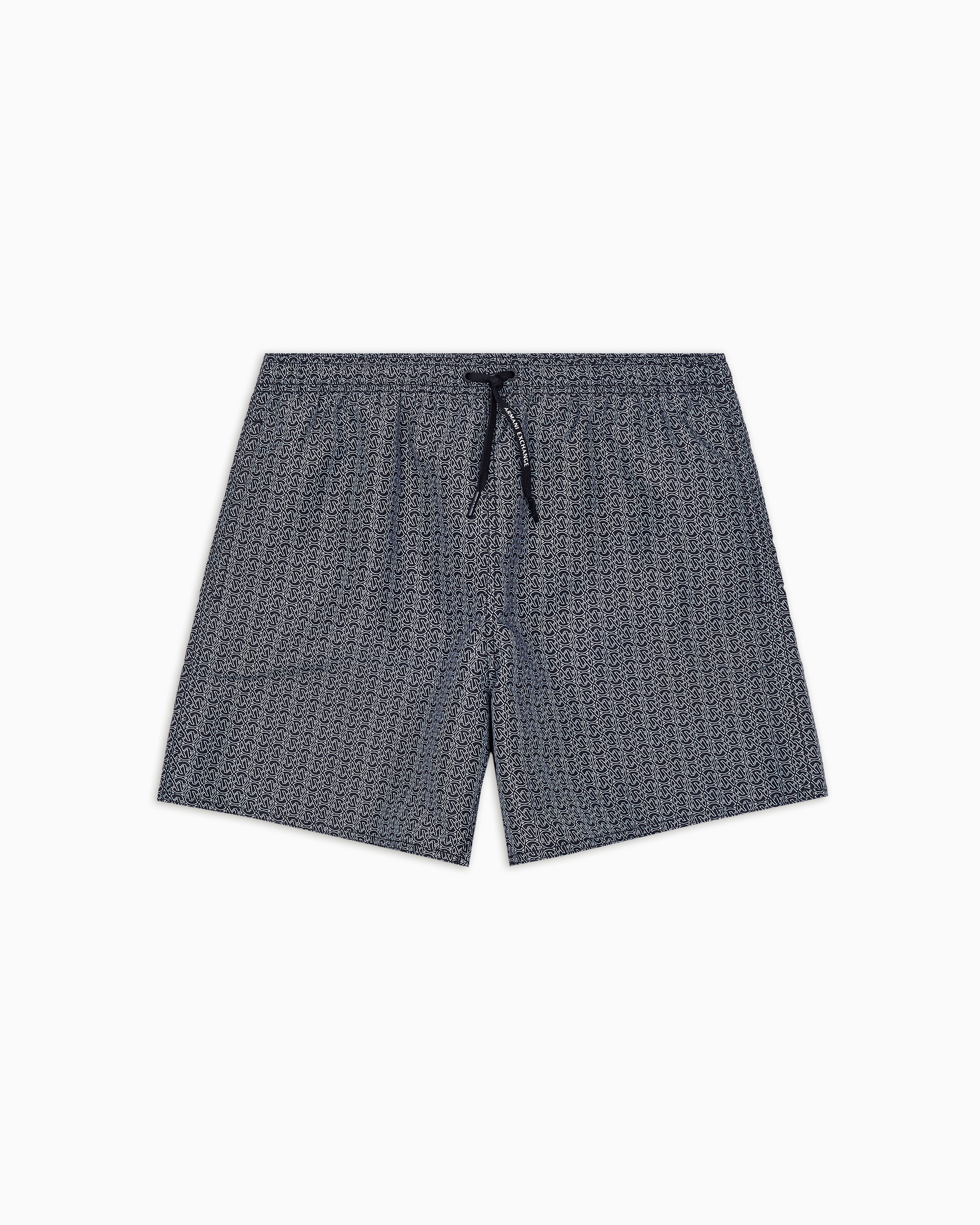 Armani Exchange Beachwear Boxers In Black