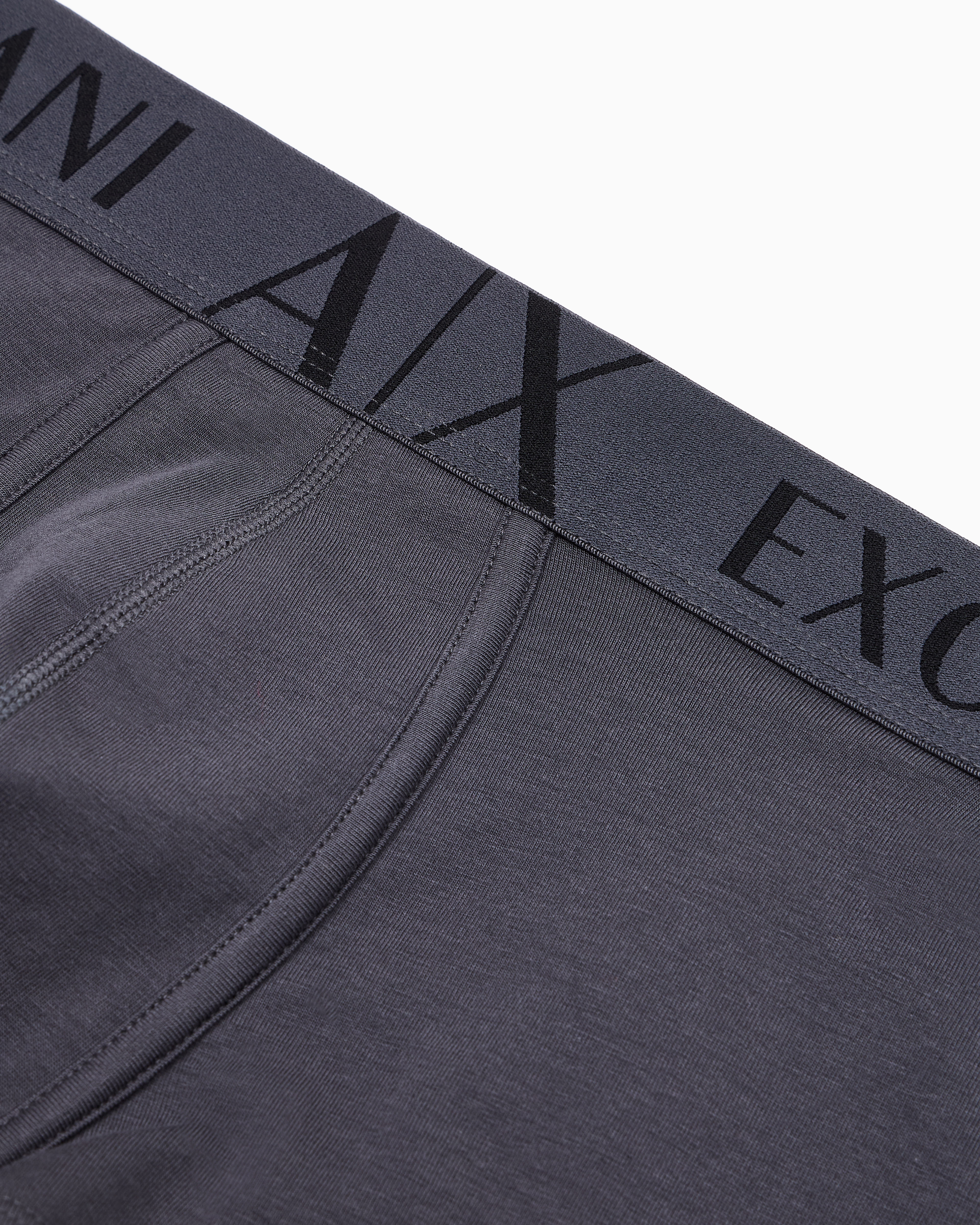 Armani Exchange Boxershorts Aus Stretchstoff In Grau