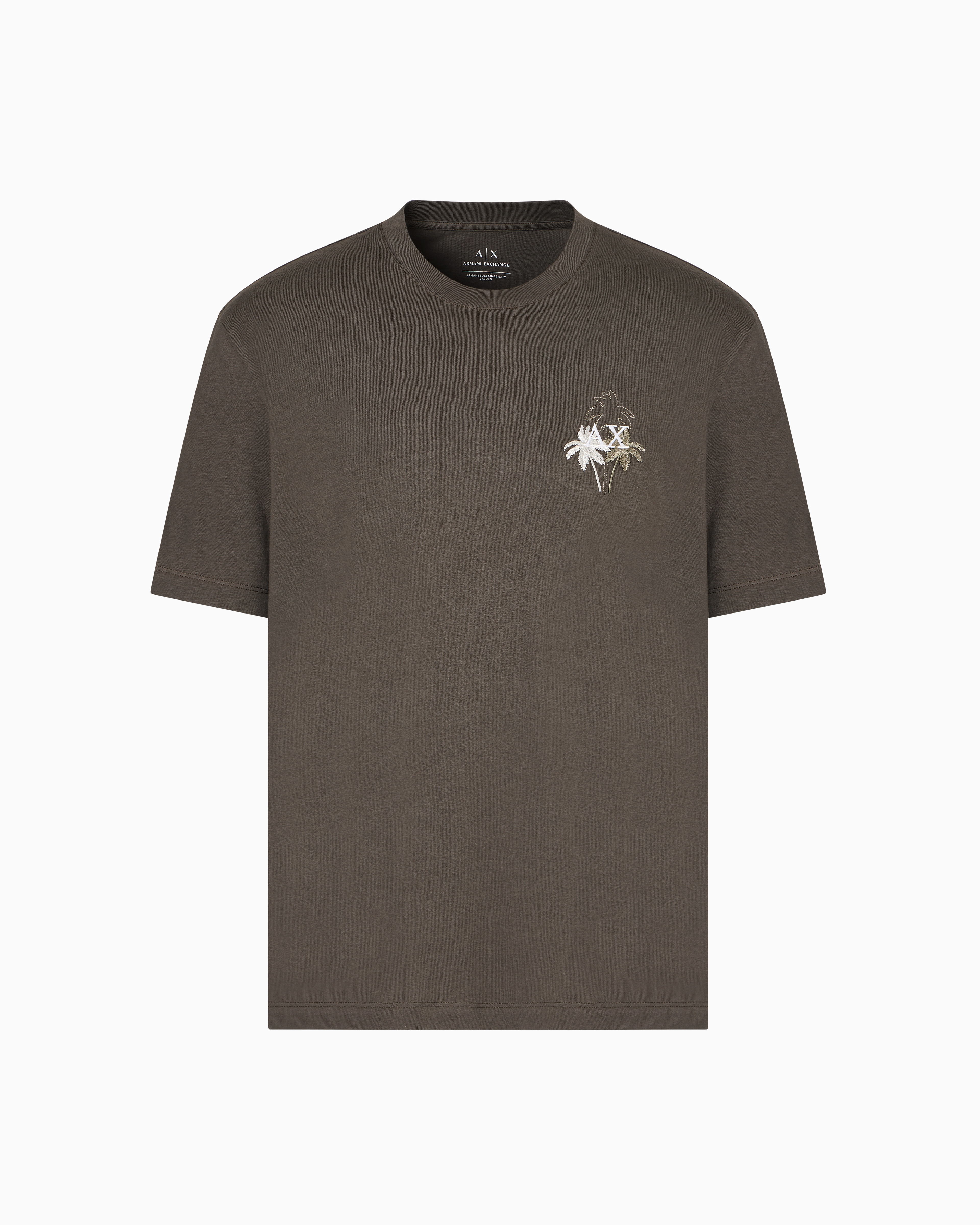 Armani Exchange Regular Fit T-shirts In Grün