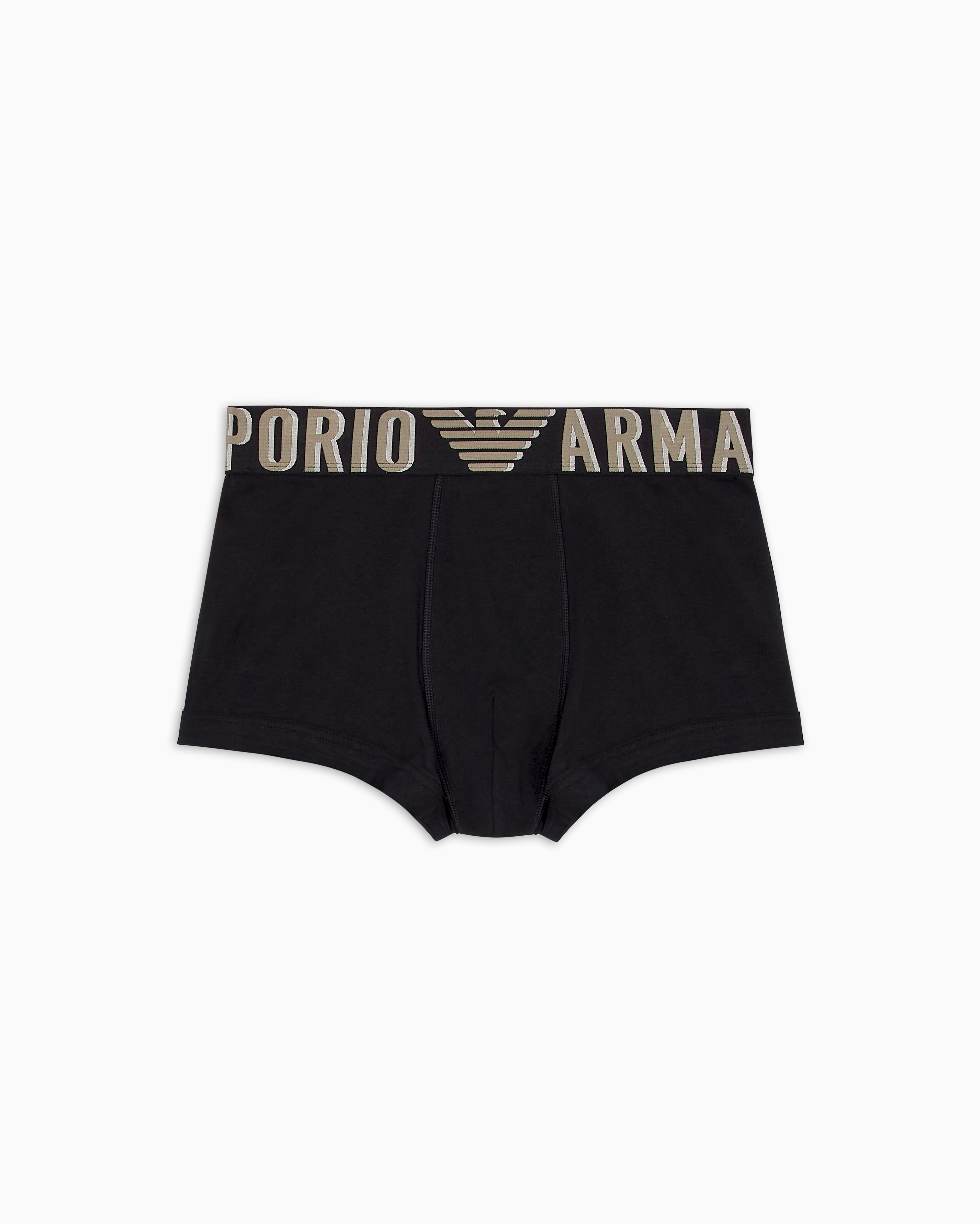 [EMPORIO ARMANI UW] コットンソリッドロゴバンドブリーフ EMPORIO ARMANI UW] コットンソリッドロゴバンドブリーフ