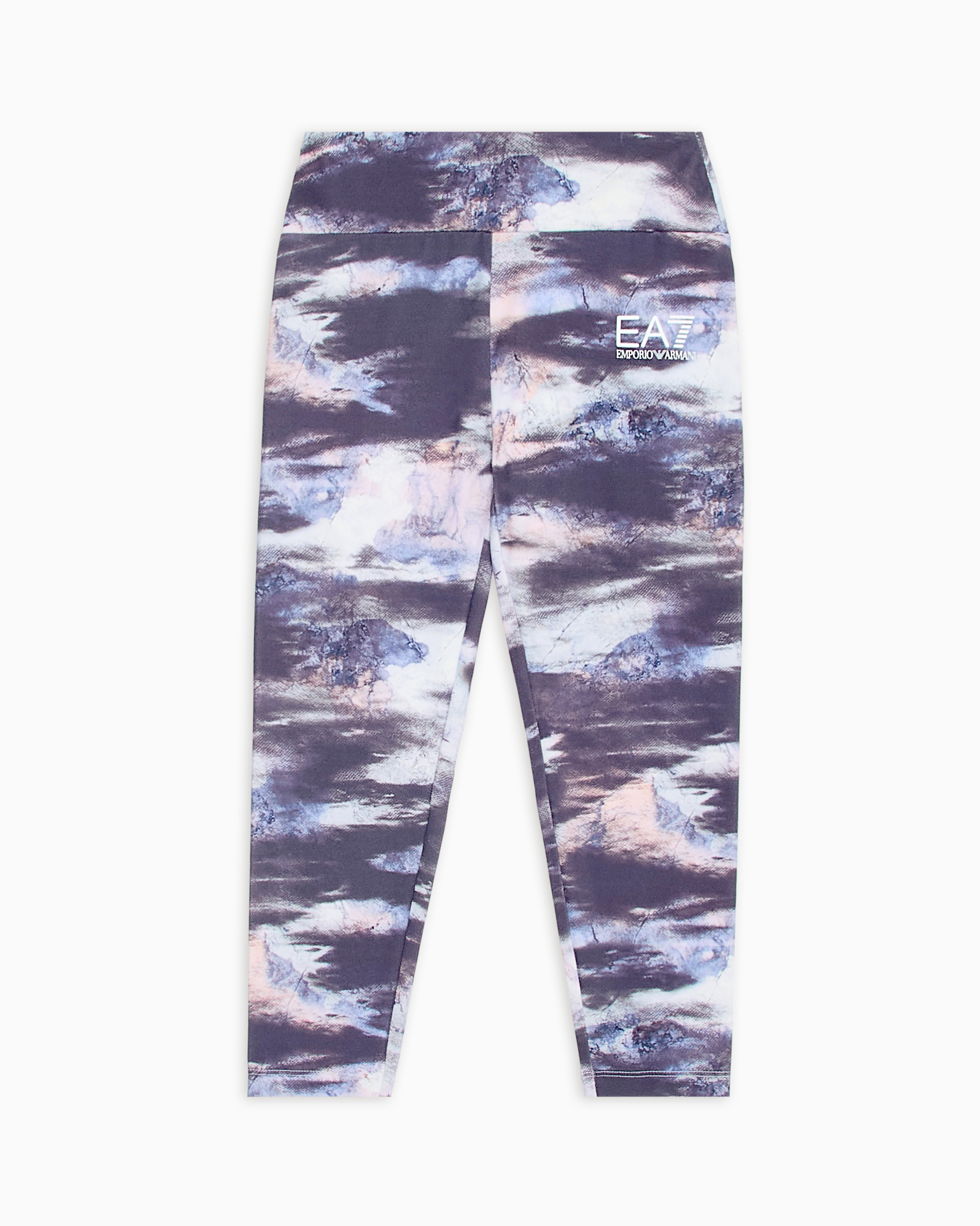 EA7 DYNAMIC ATHLETE GIRL LEGGINGS IN VIGOR7 TECHNICAL FABRIC