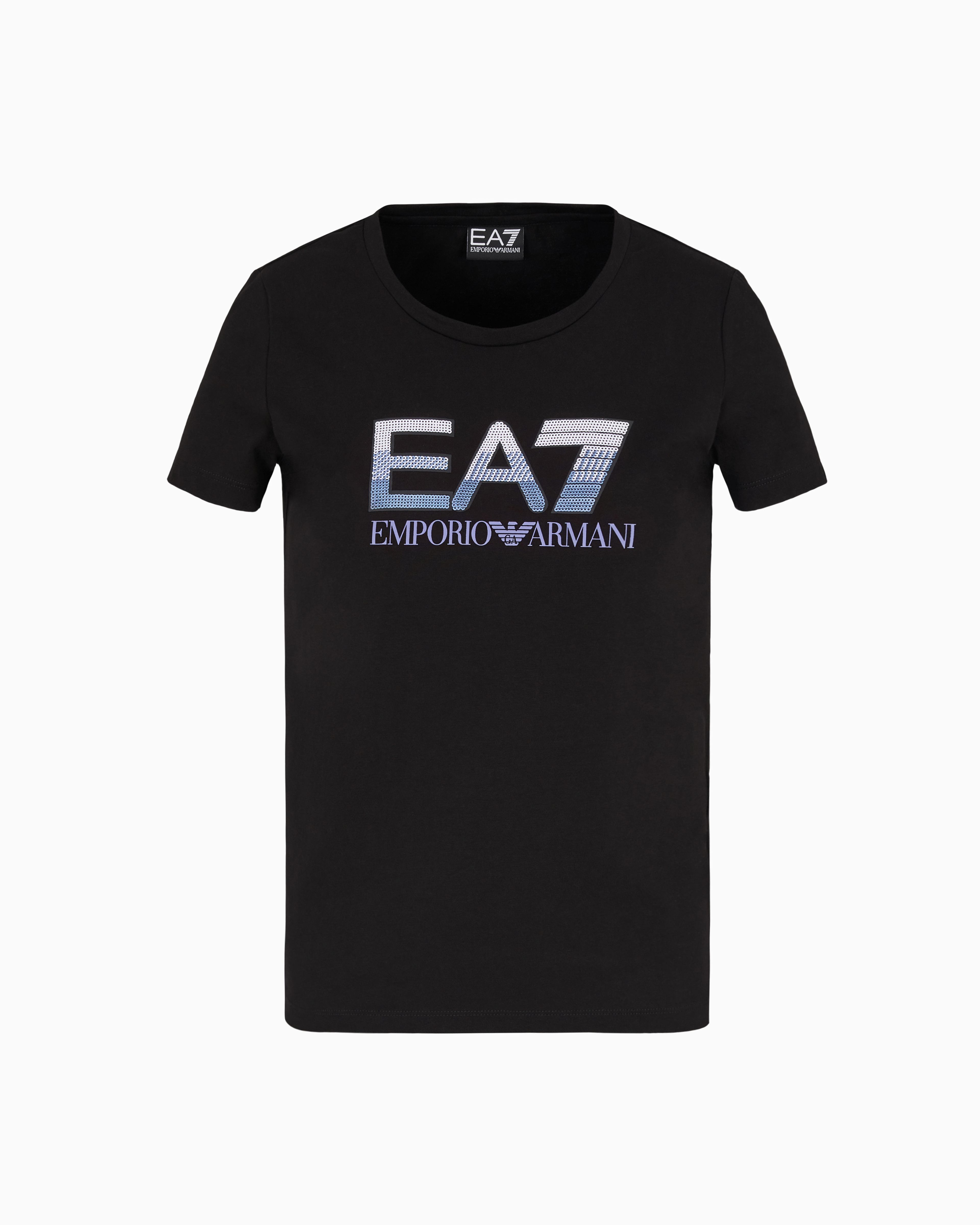 EMPORIO ARMANI - ロゴ Tシャツ Emporio Armani Logo T-Shirt - Midnight - 8N1TN5-1JPZZ