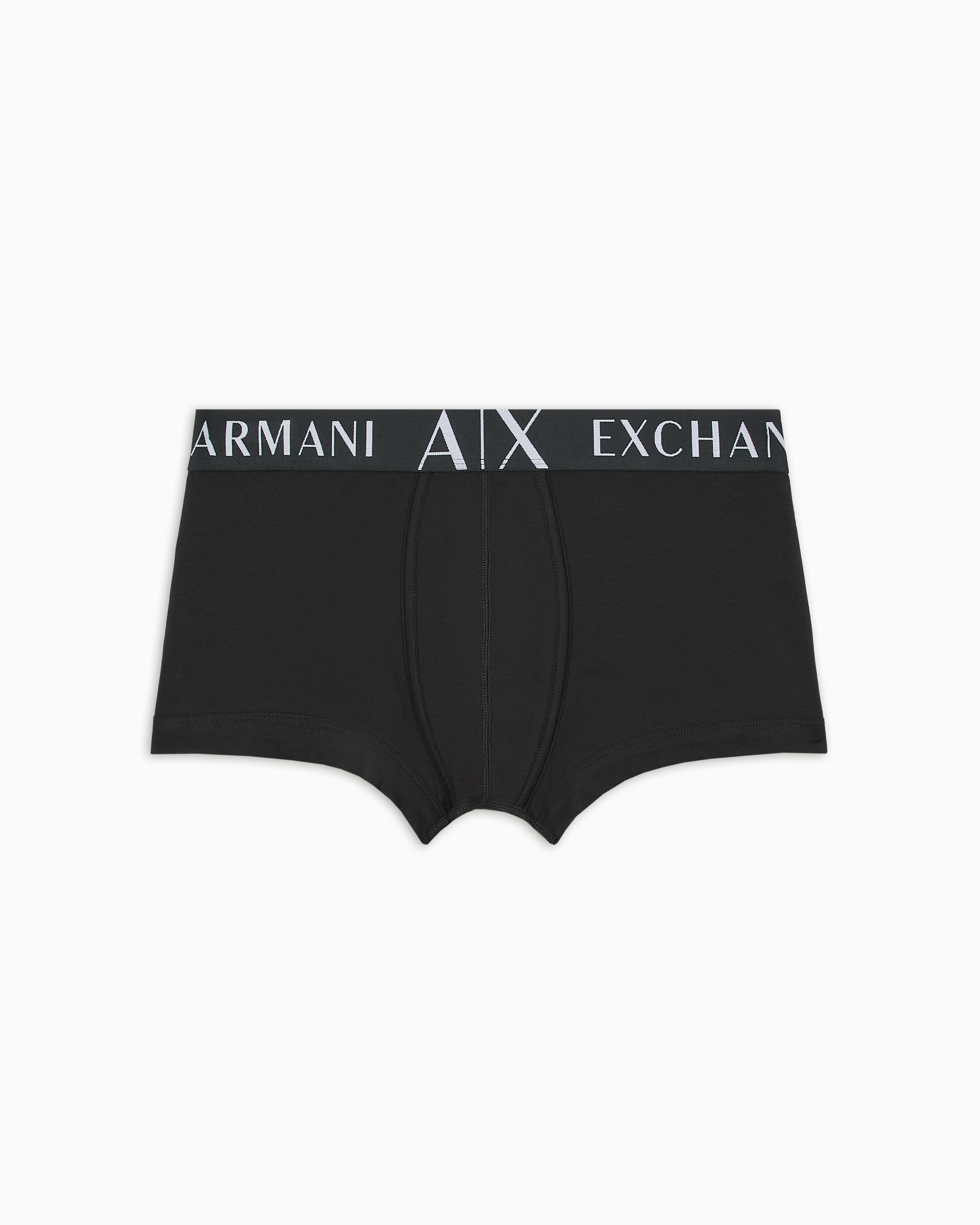 Armani Exchange Boxershorts Aus Stretchstoff In Grün