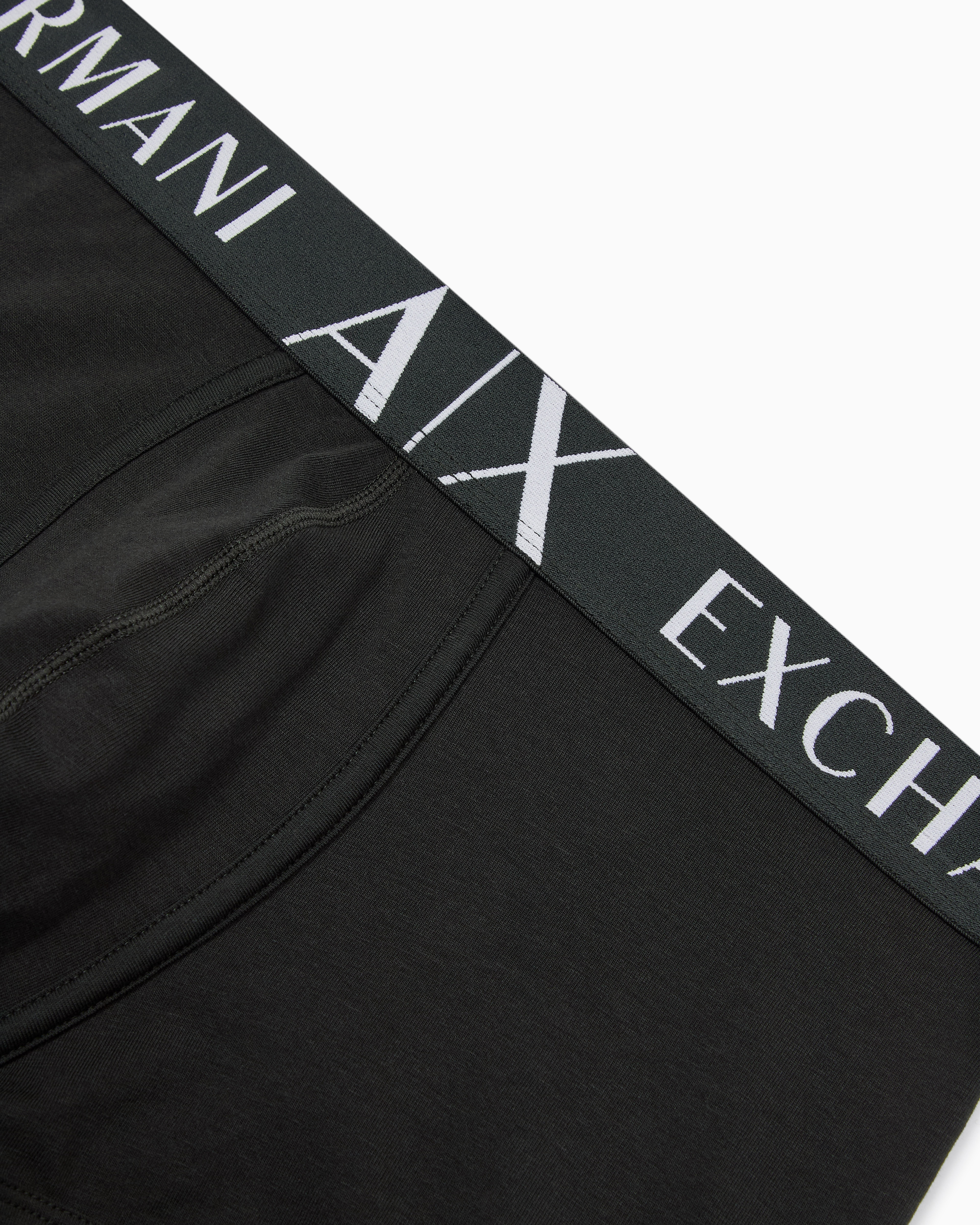 Armani Exchange Boxershorts Aus Stretchstoff In Grün