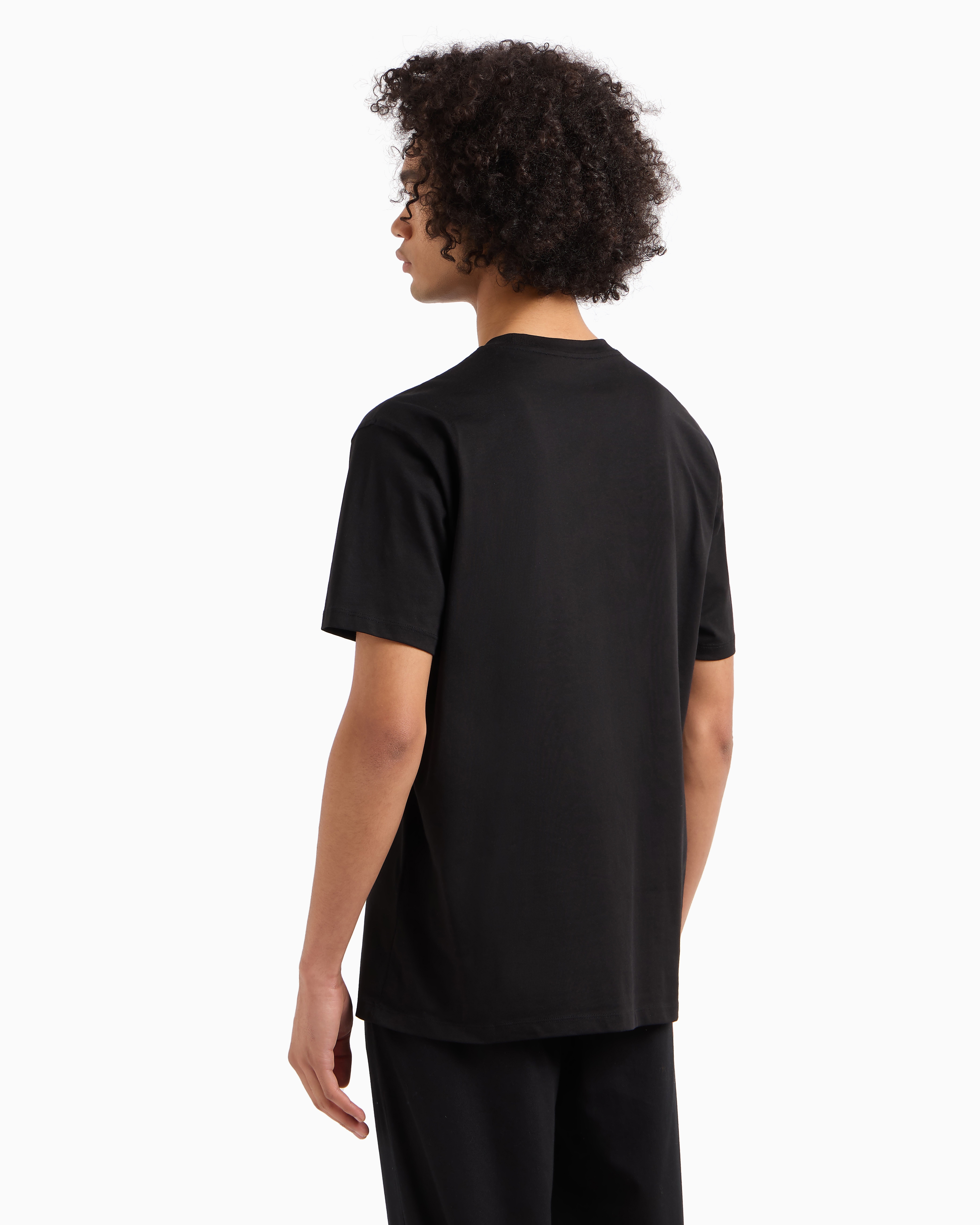 Armani Exchange - ASV Regular Fit T-Shirt, Man, Black, Size:
