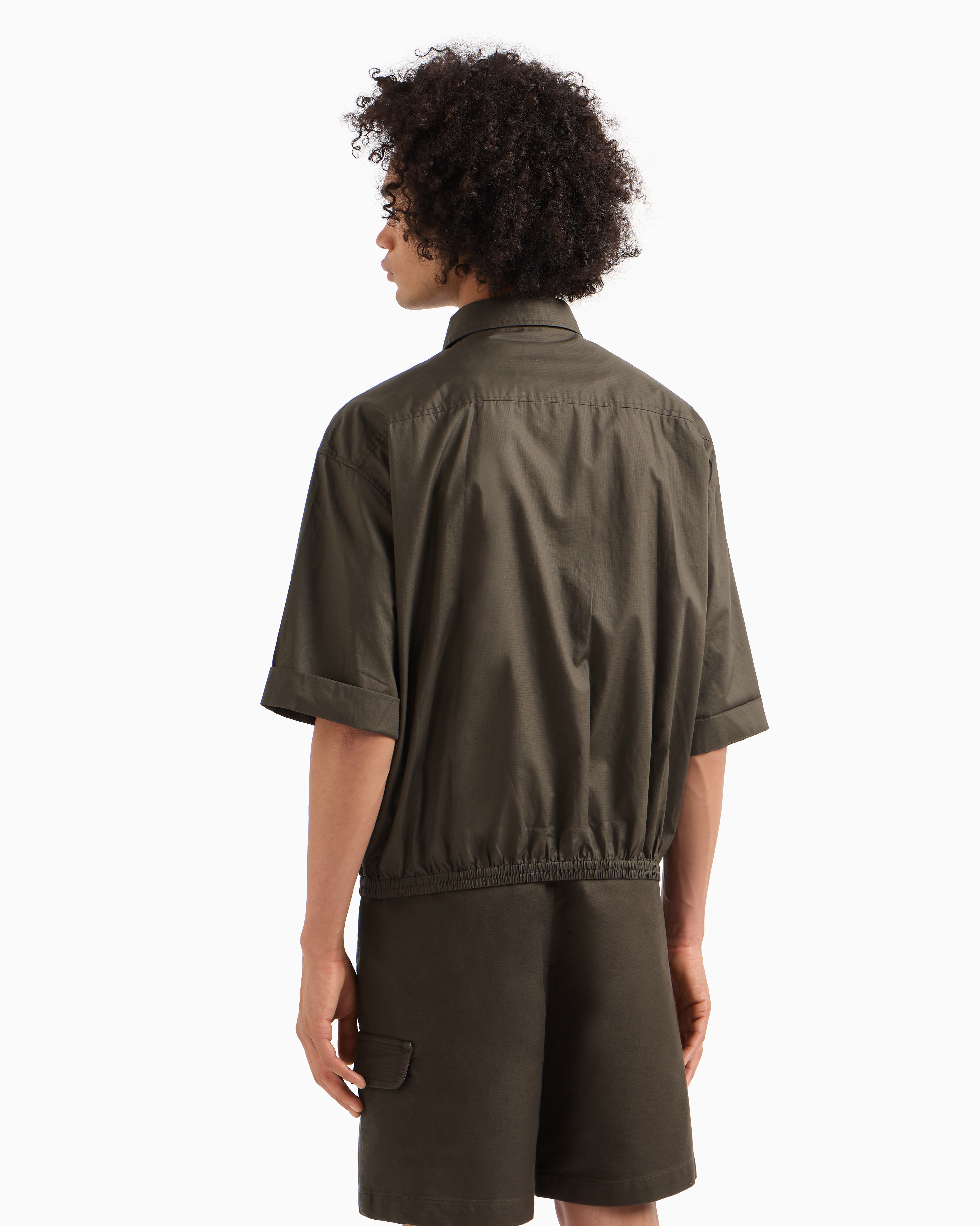Armani Exchange Casual Shirts In Green