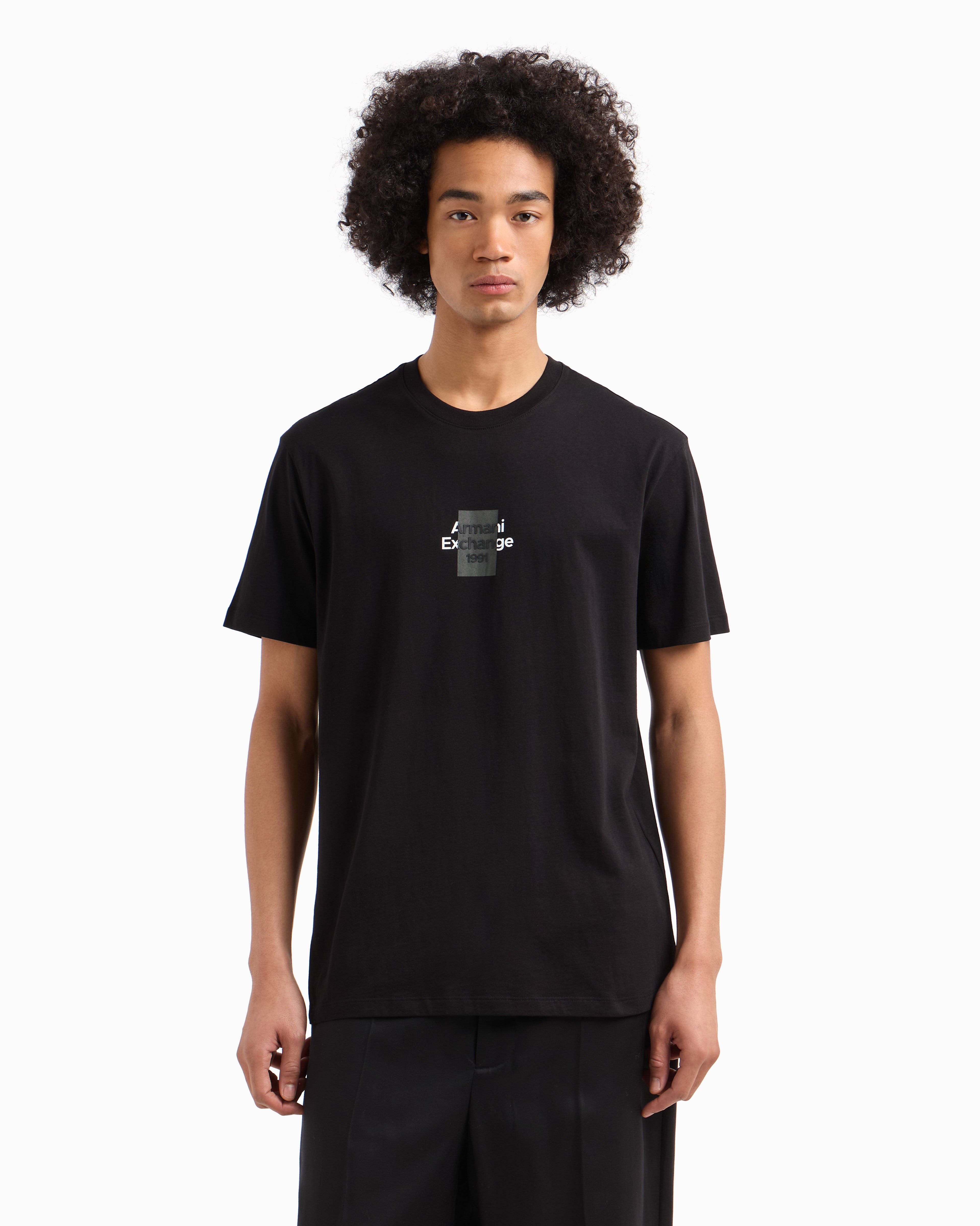 Tシャツ・カットソー ARMANI EXCHANGE Men T-shirt Black XM000787AF12308 UC001 undefined