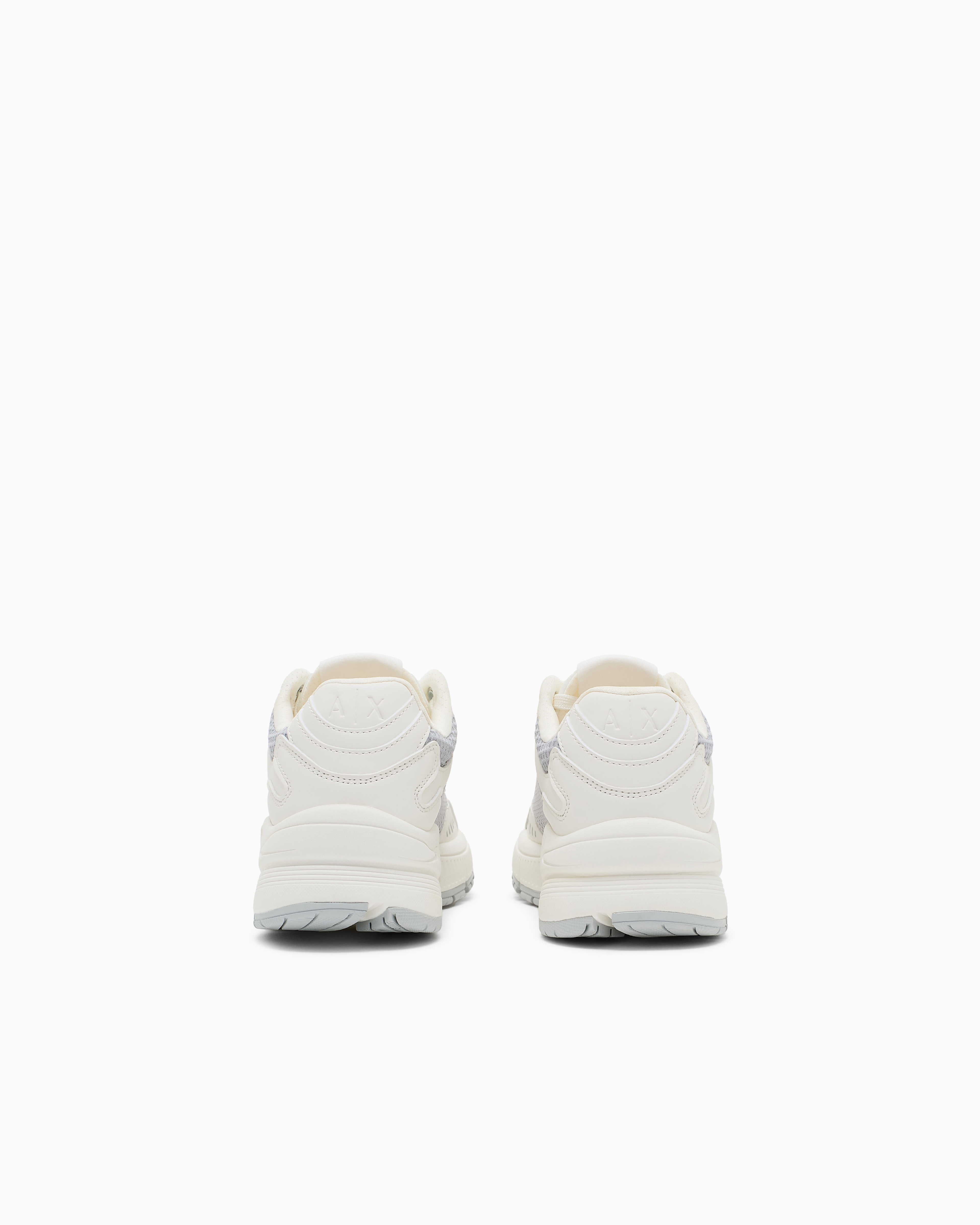 Armani Exchange Sneakers In Silver