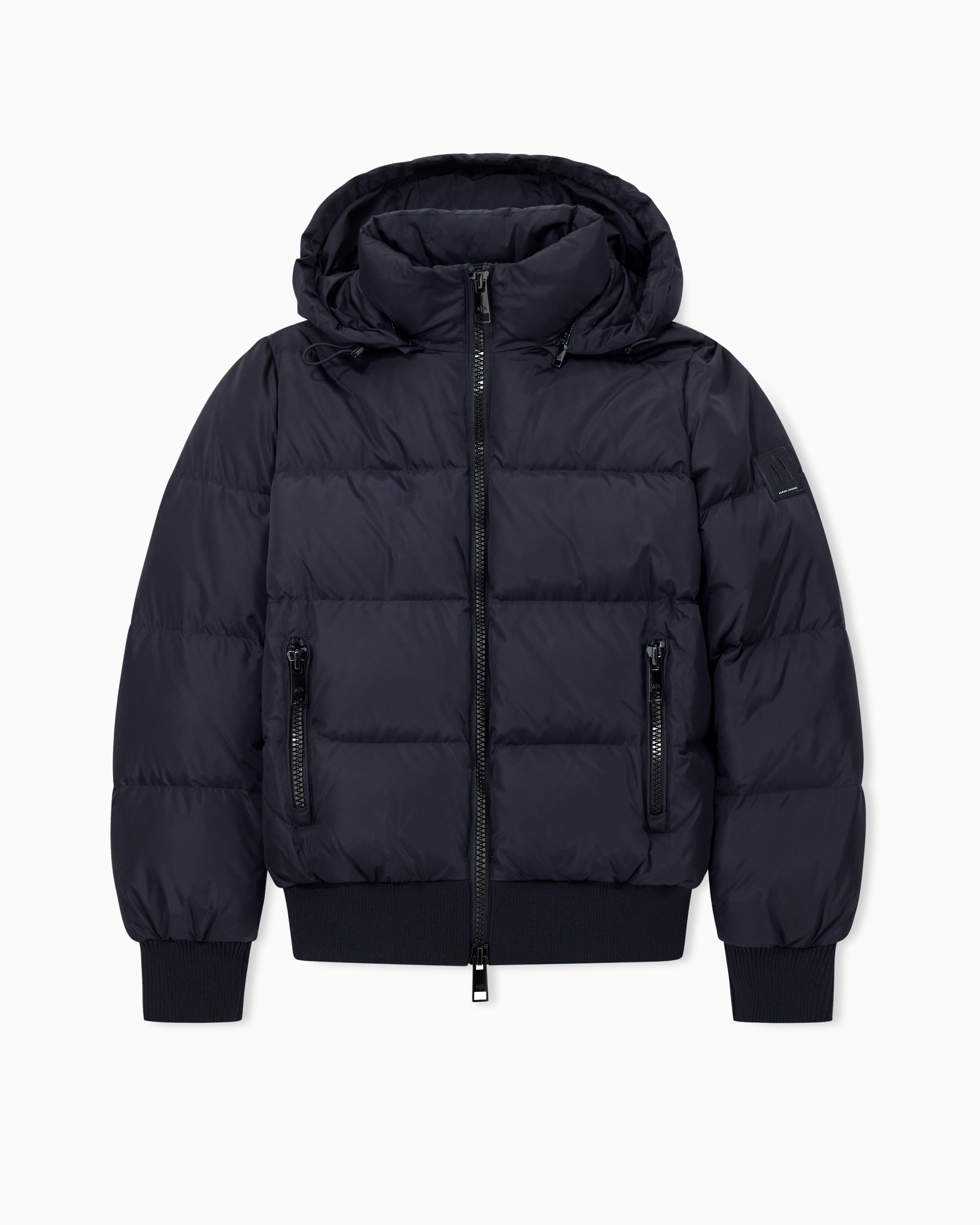 Armani Exchange Down Jackets In Black