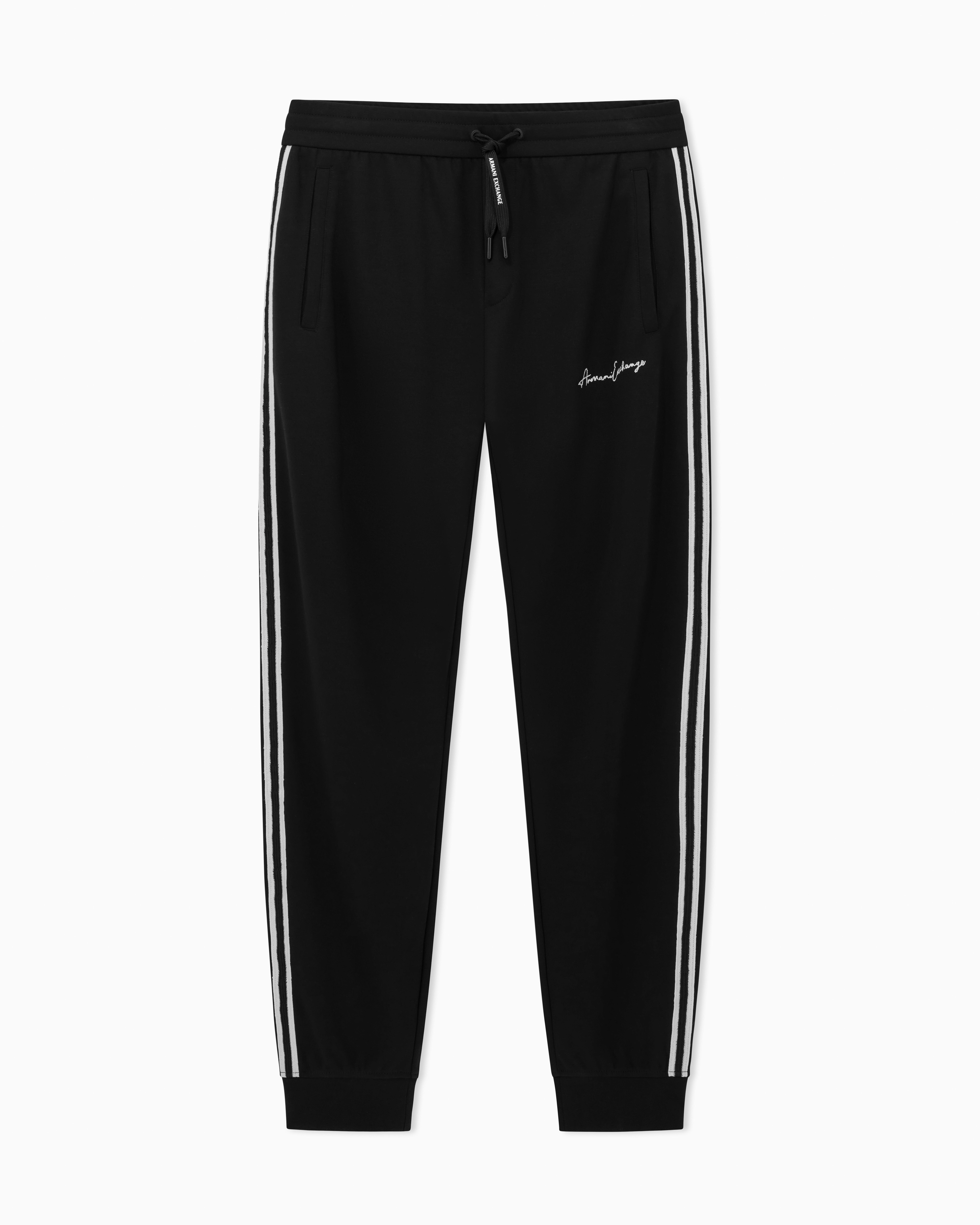Armani Exchange Black Logo Signature Joggers Xxl