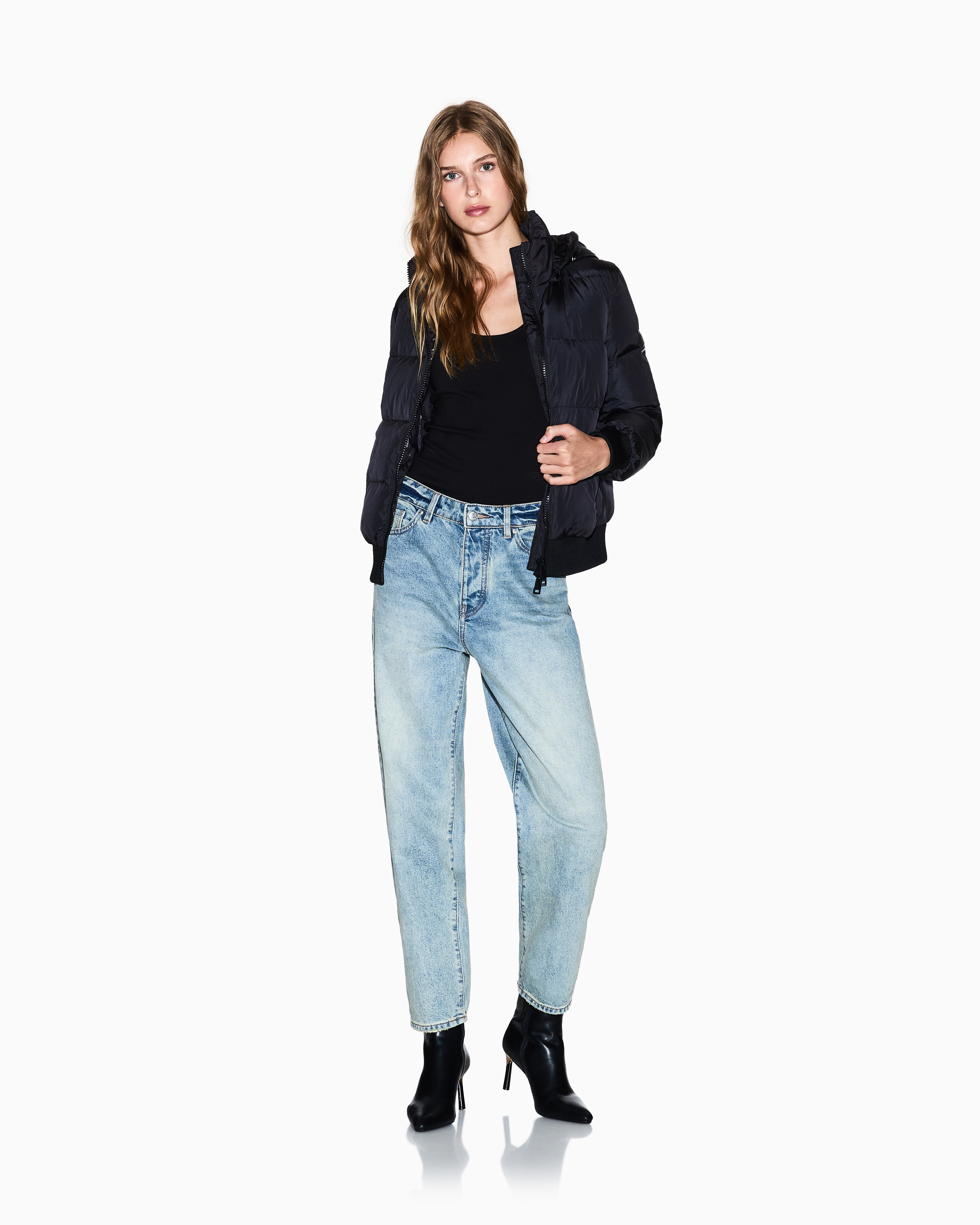 Armani Exchange Down Jackets In Black