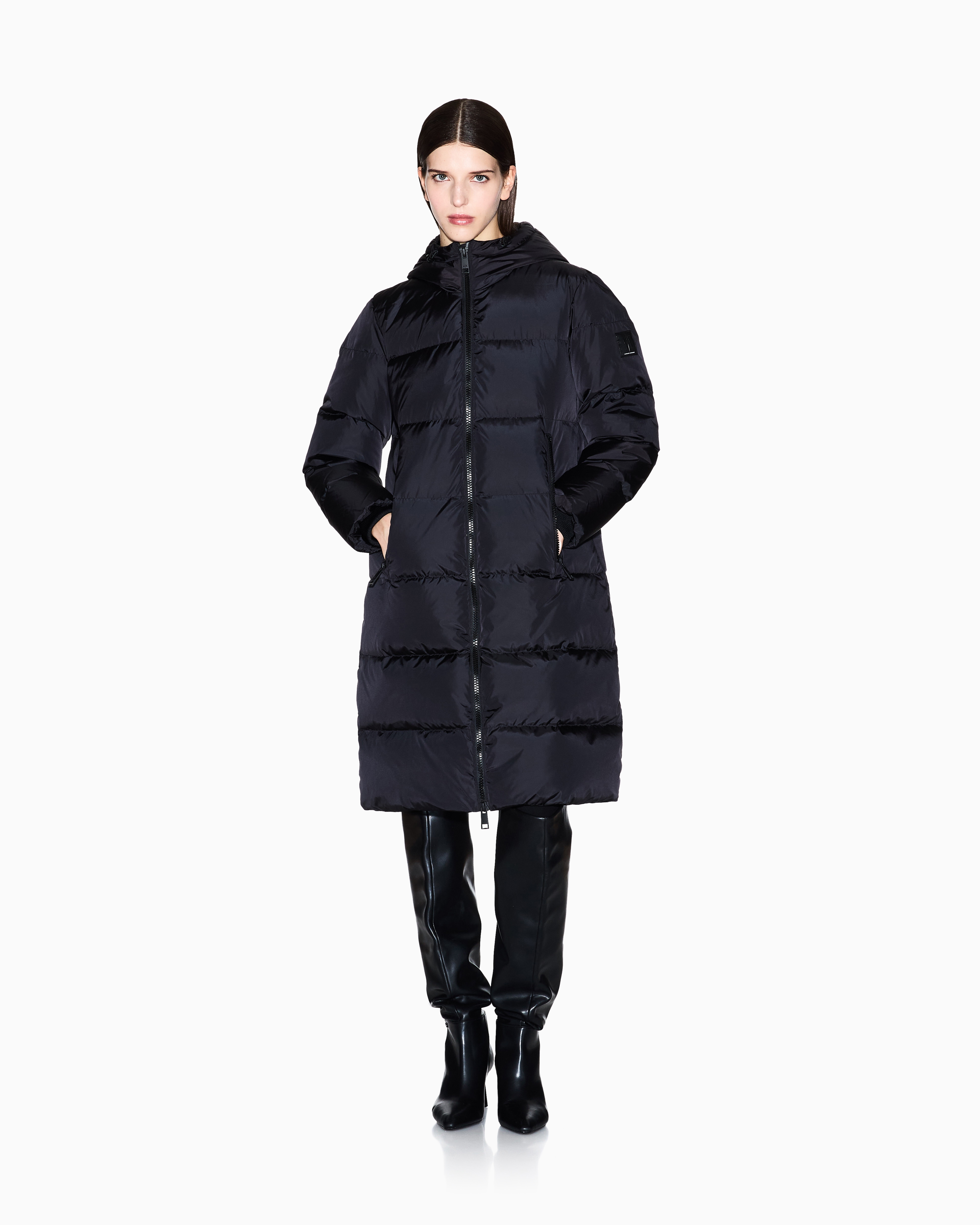 Armani Exchange Down Jackets In Black