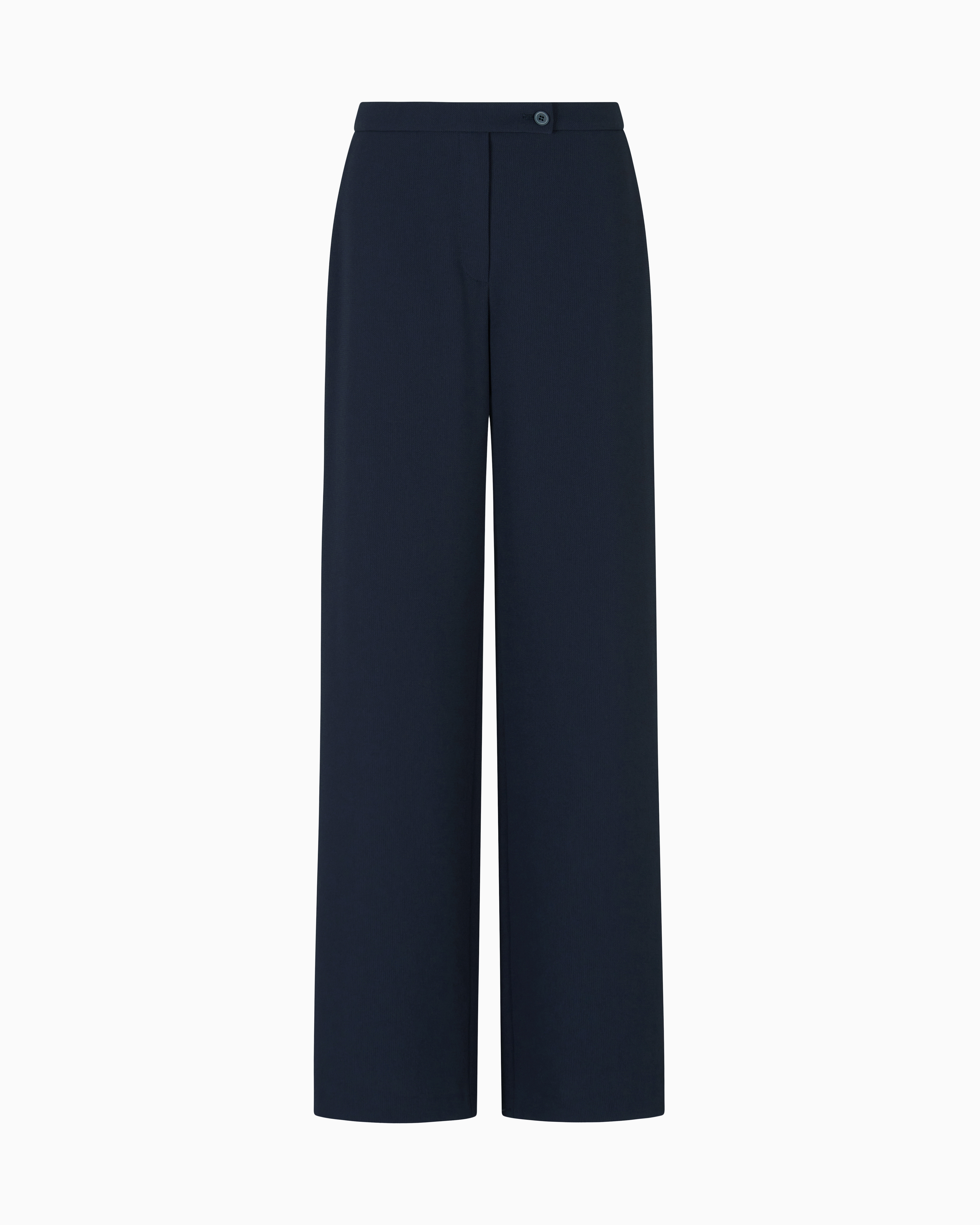 Pantaloni palazzo in tessuto armaturato fluido | Emporio Armani