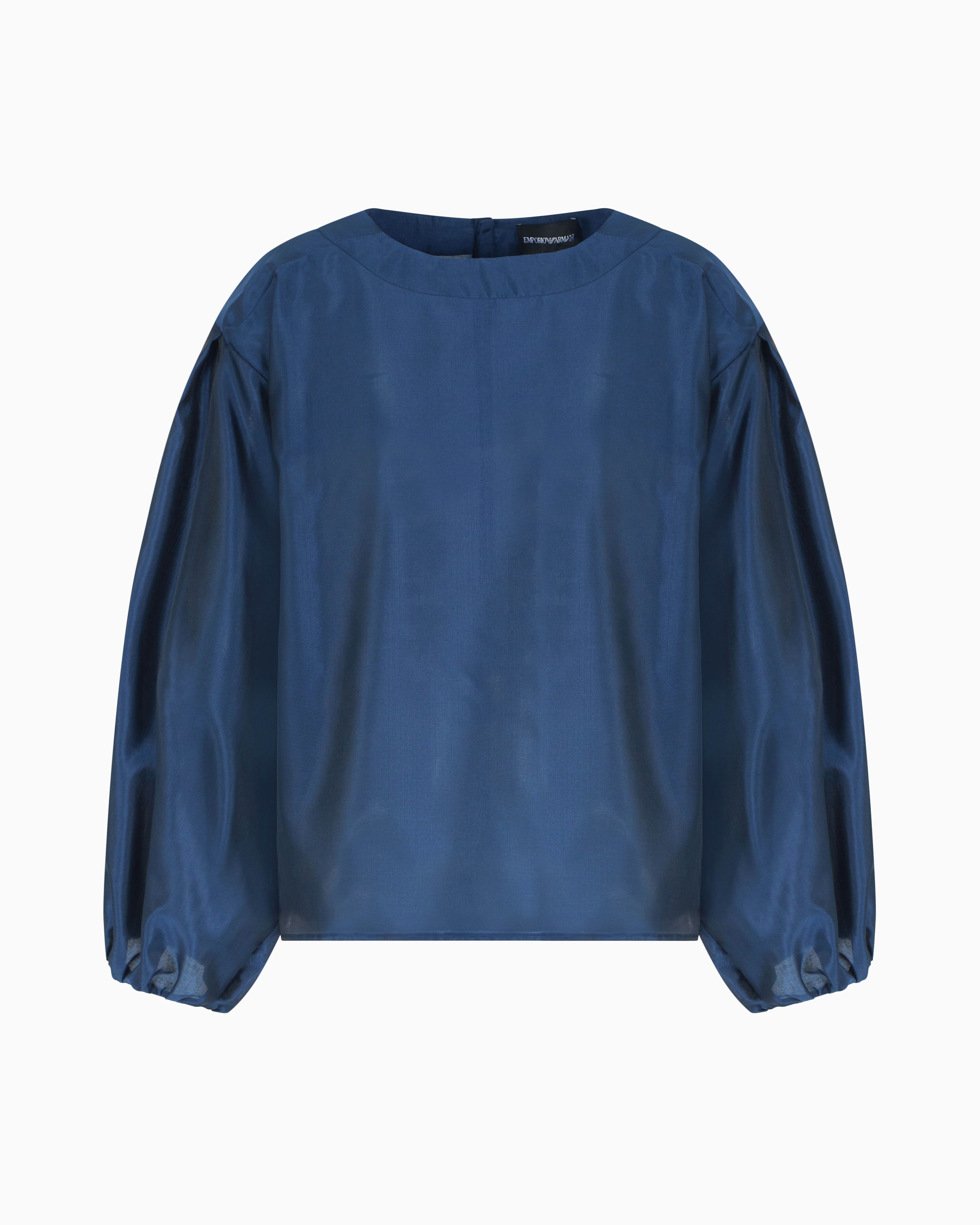 Technical muslin blouse | Emporio Armani