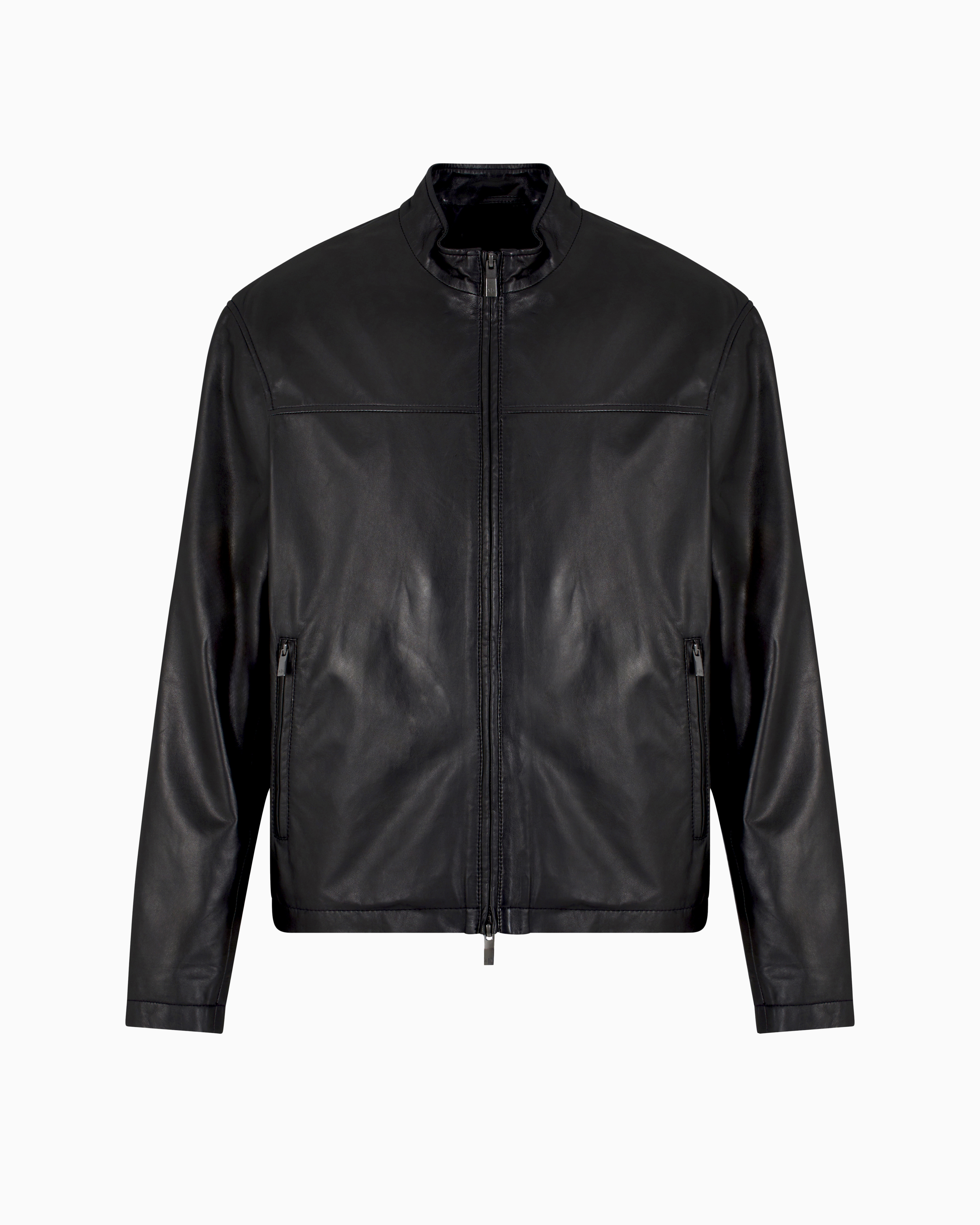 Matte real leather jacket | Armani Exchange