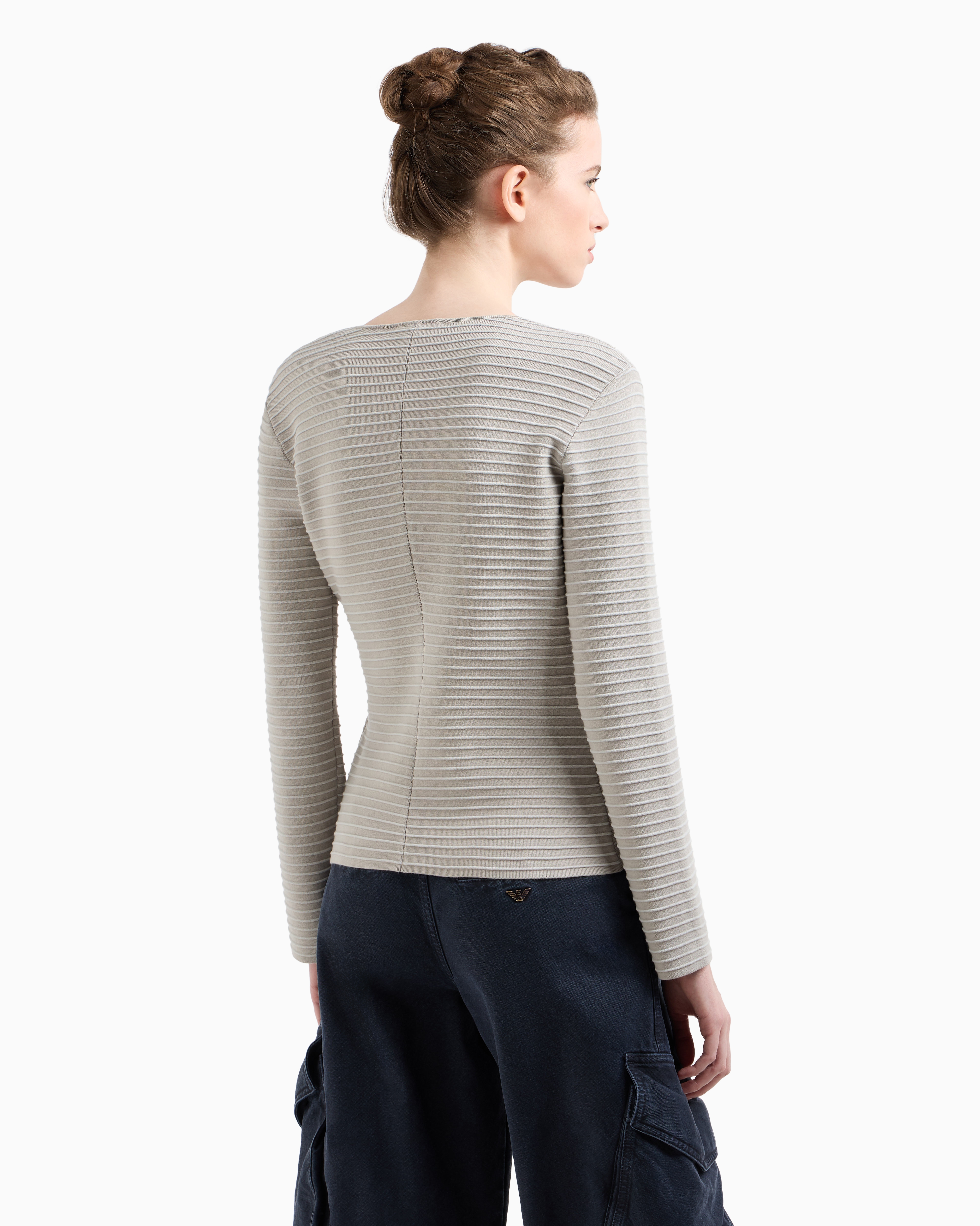 Emporio Armani Cardigans In Grey