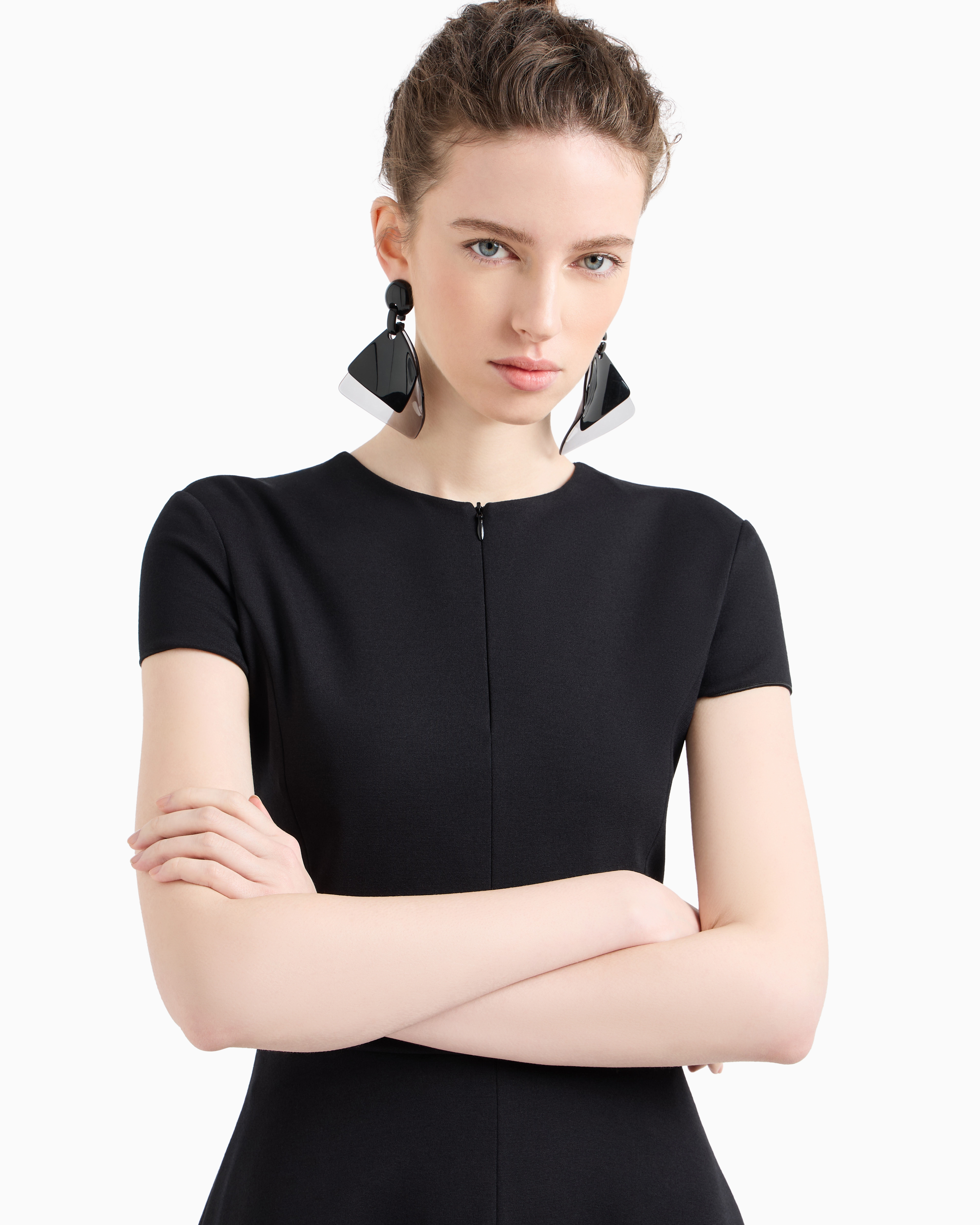 ワンピース EMPORIO ARMANI Woman Dress Black EW000684AF12414 UC001 EW001629_AF12303_UC001_D_SS202