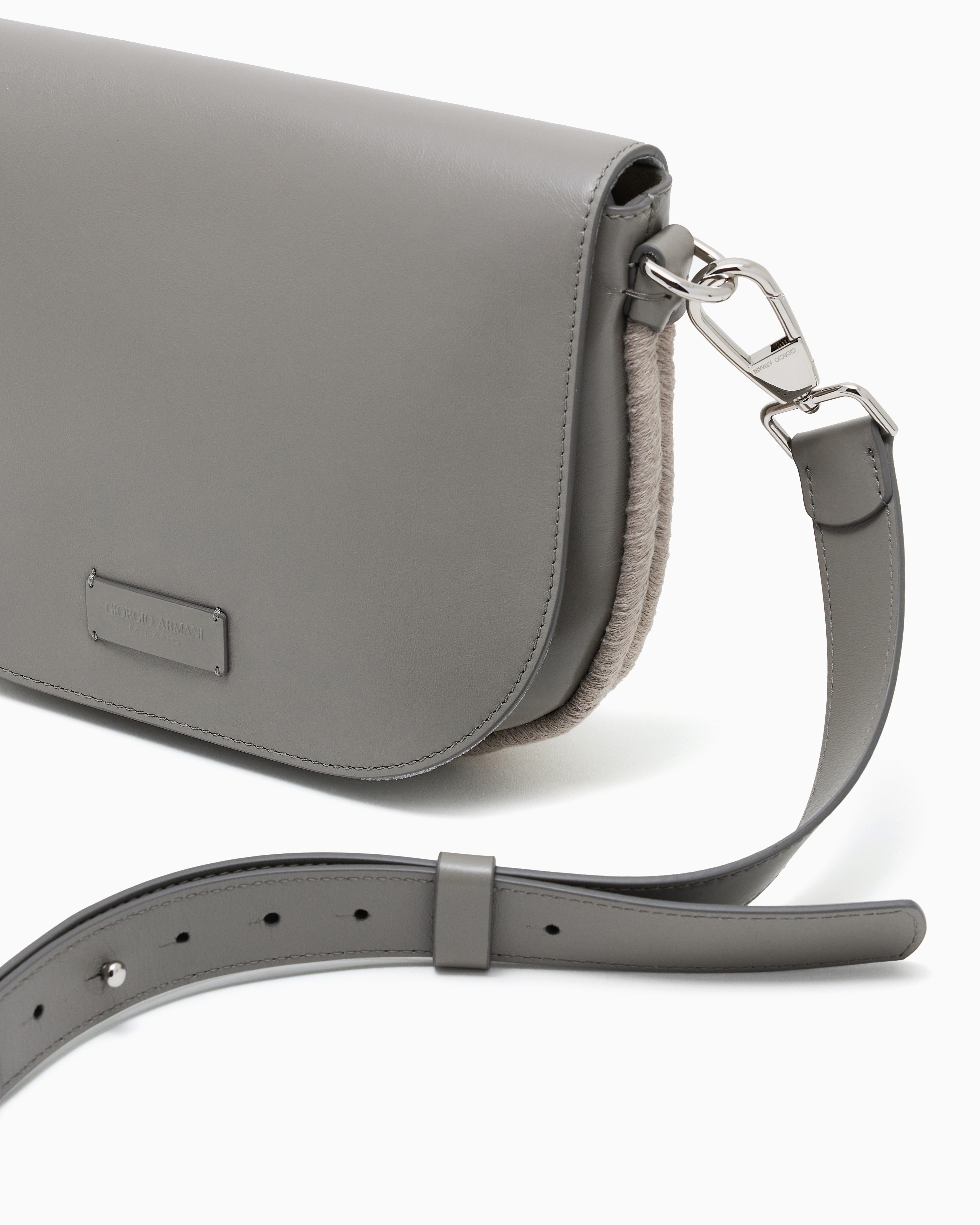 Giorgio Armani Medium Nappa-leather And Rope Strap