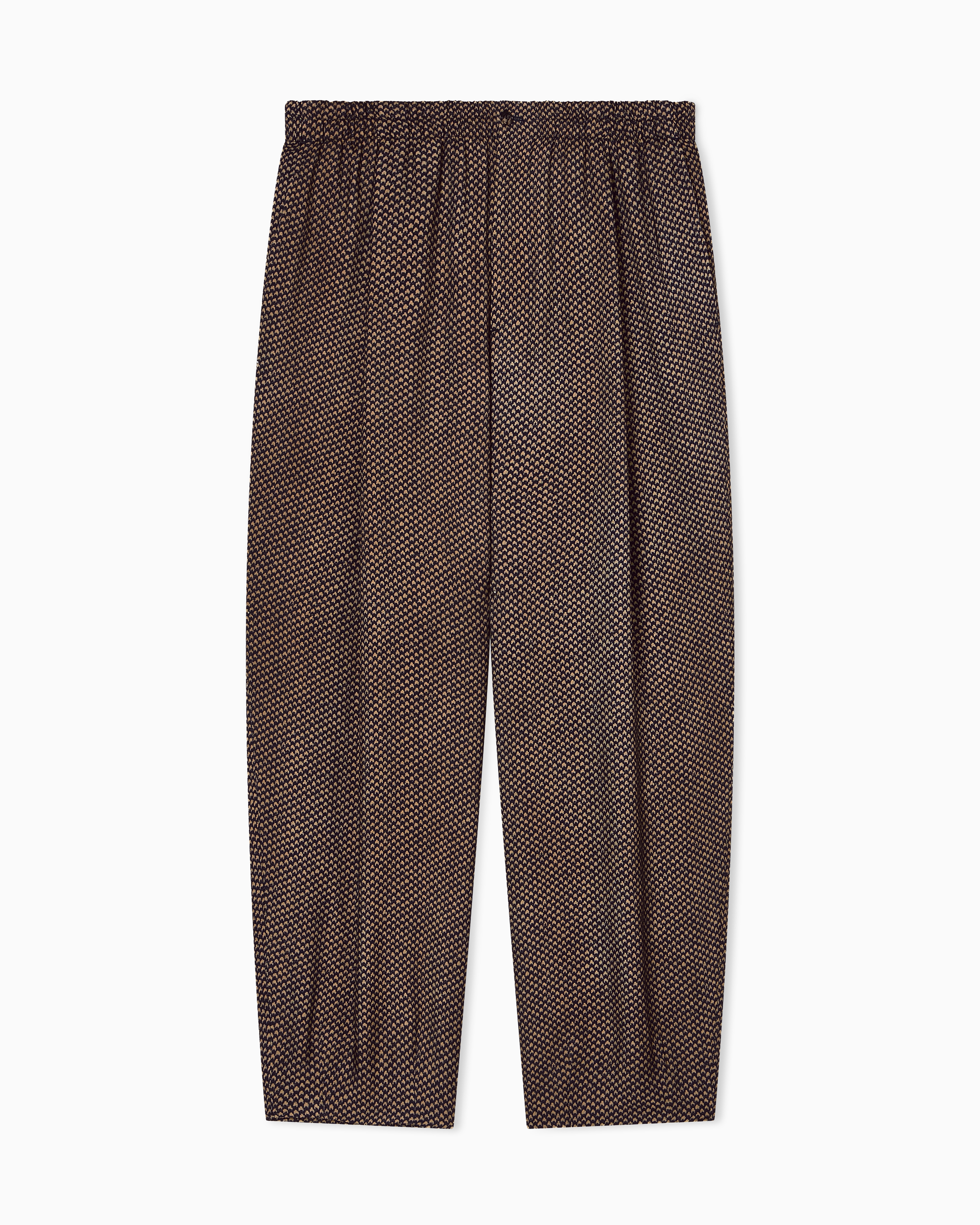 パンツ giogio armani wool wide slacks spa navy undefined