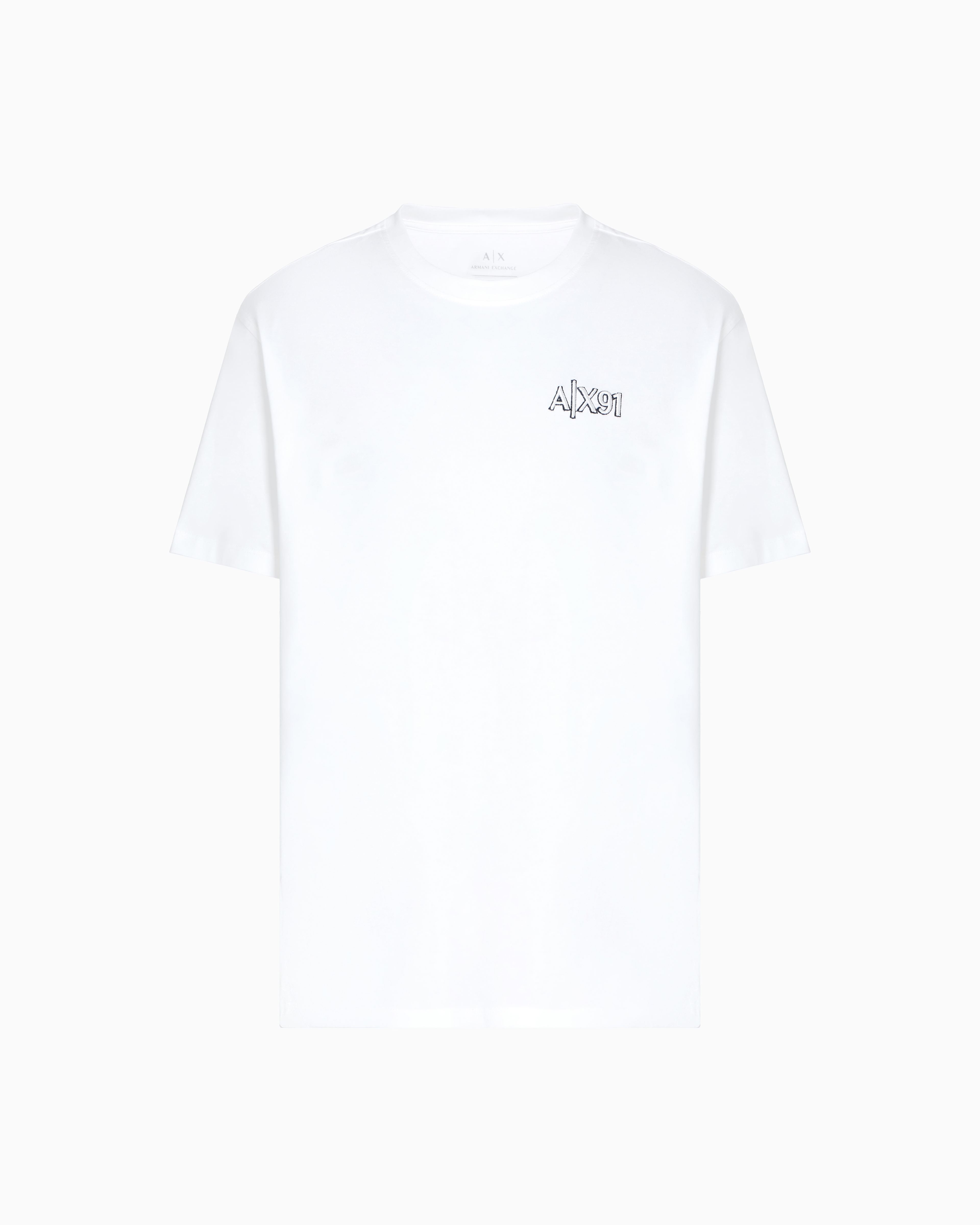 Armani Exchange Asv Regular Fit T-shirt In White