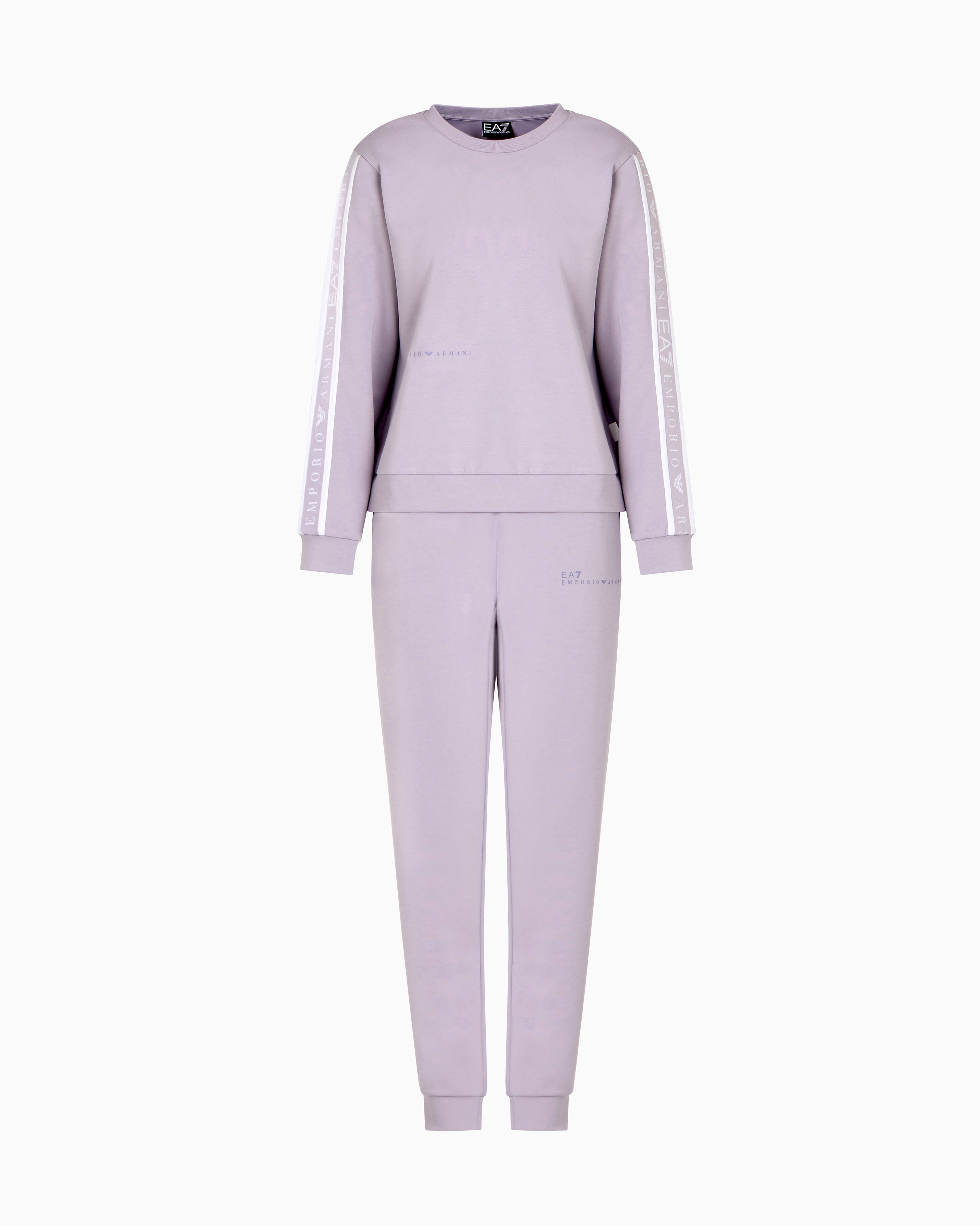 Ea7 Dynamic Athlete Tracksuit In Natural Ventus7 Technical Fabric In Purple