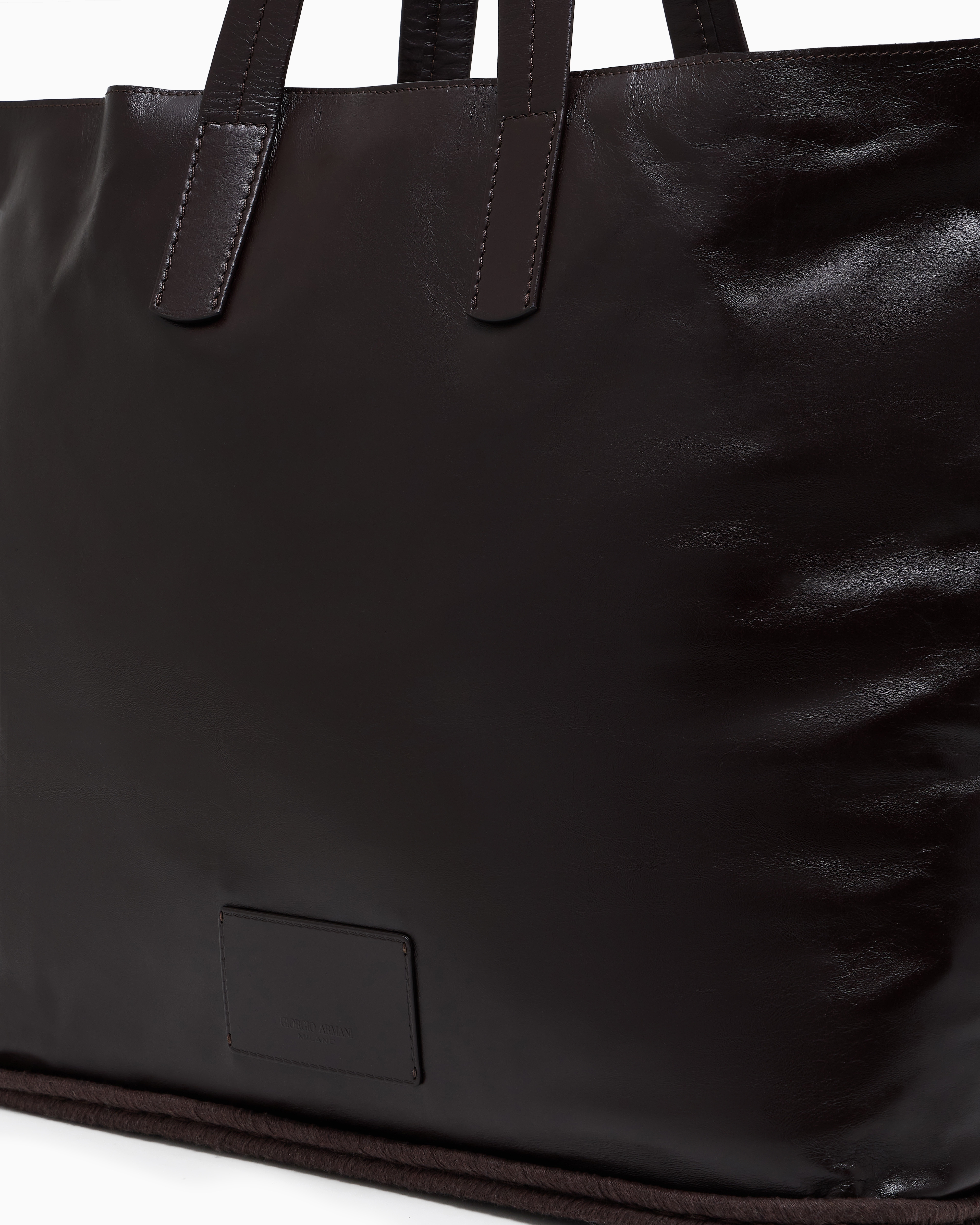Giorgio Armani Nappa-leather And Rope Shopper Bag