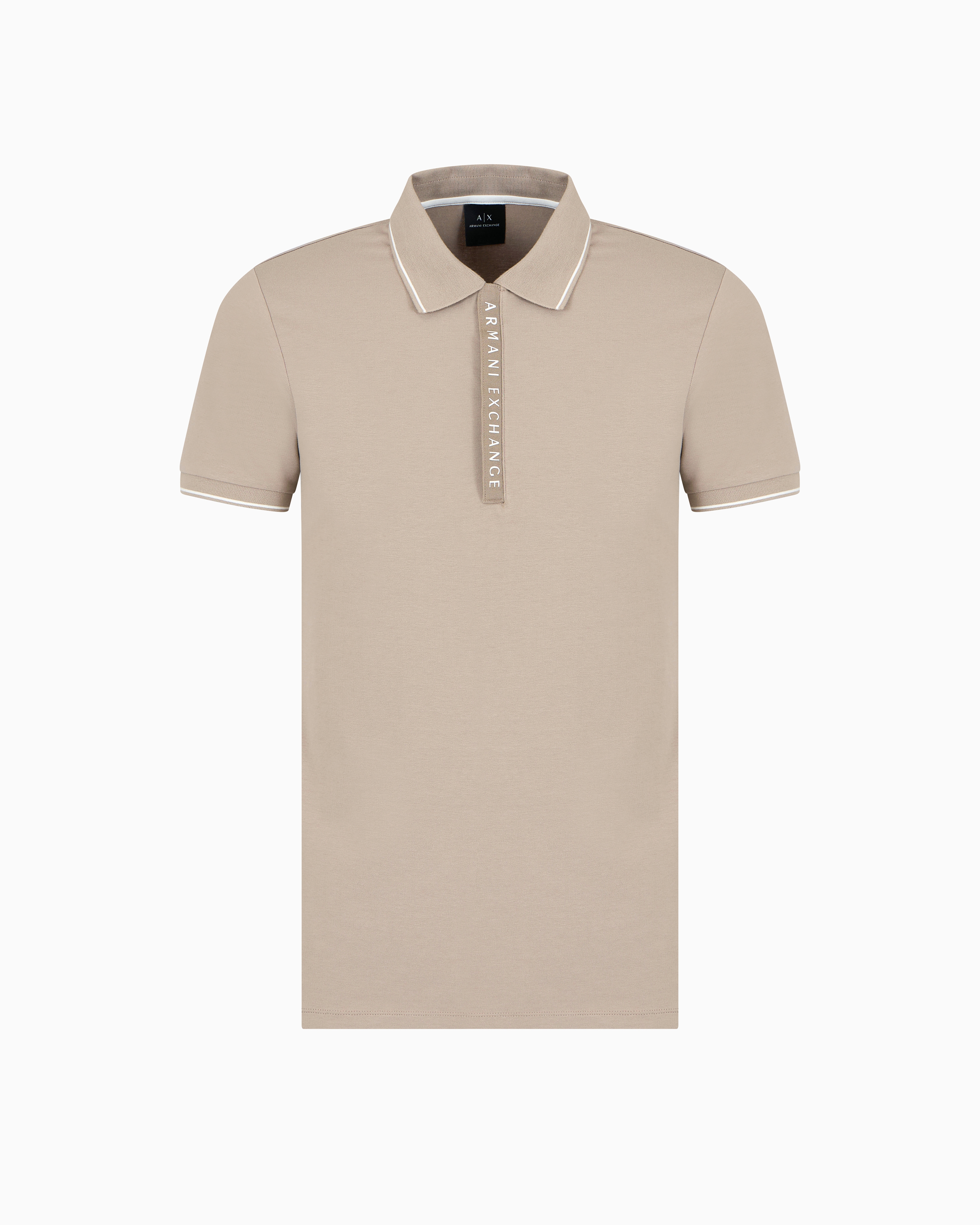 Tシャツ・カットソー ARMANI EXCHANGE Men T-shirt Beige 6DZTJRZJ9AZ 1116 Logo Signature Crewneck T-Shirt | Armani Exchange