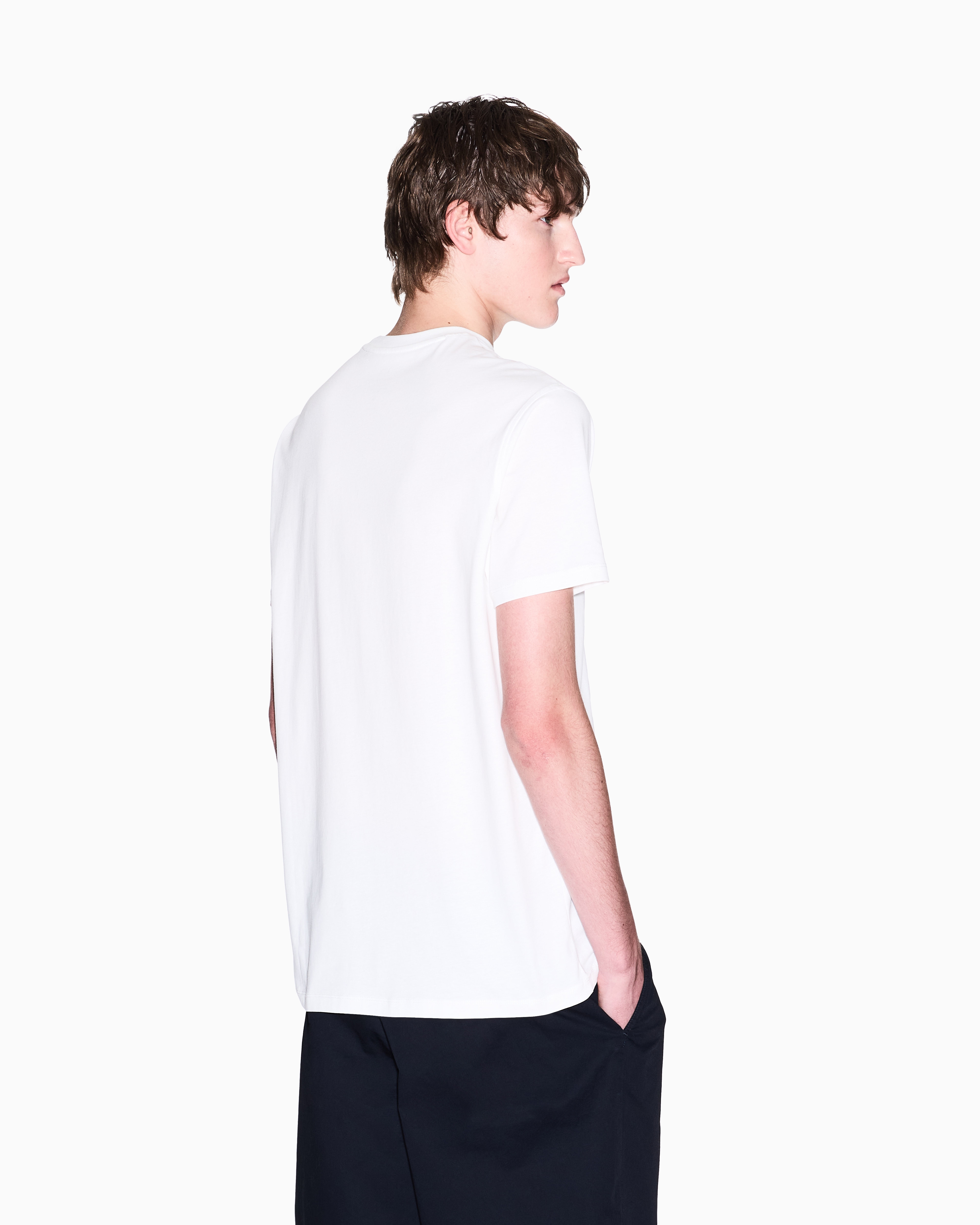 Armani Exchange - ASV Regular Fit T-Shirt, Man, White, Size: