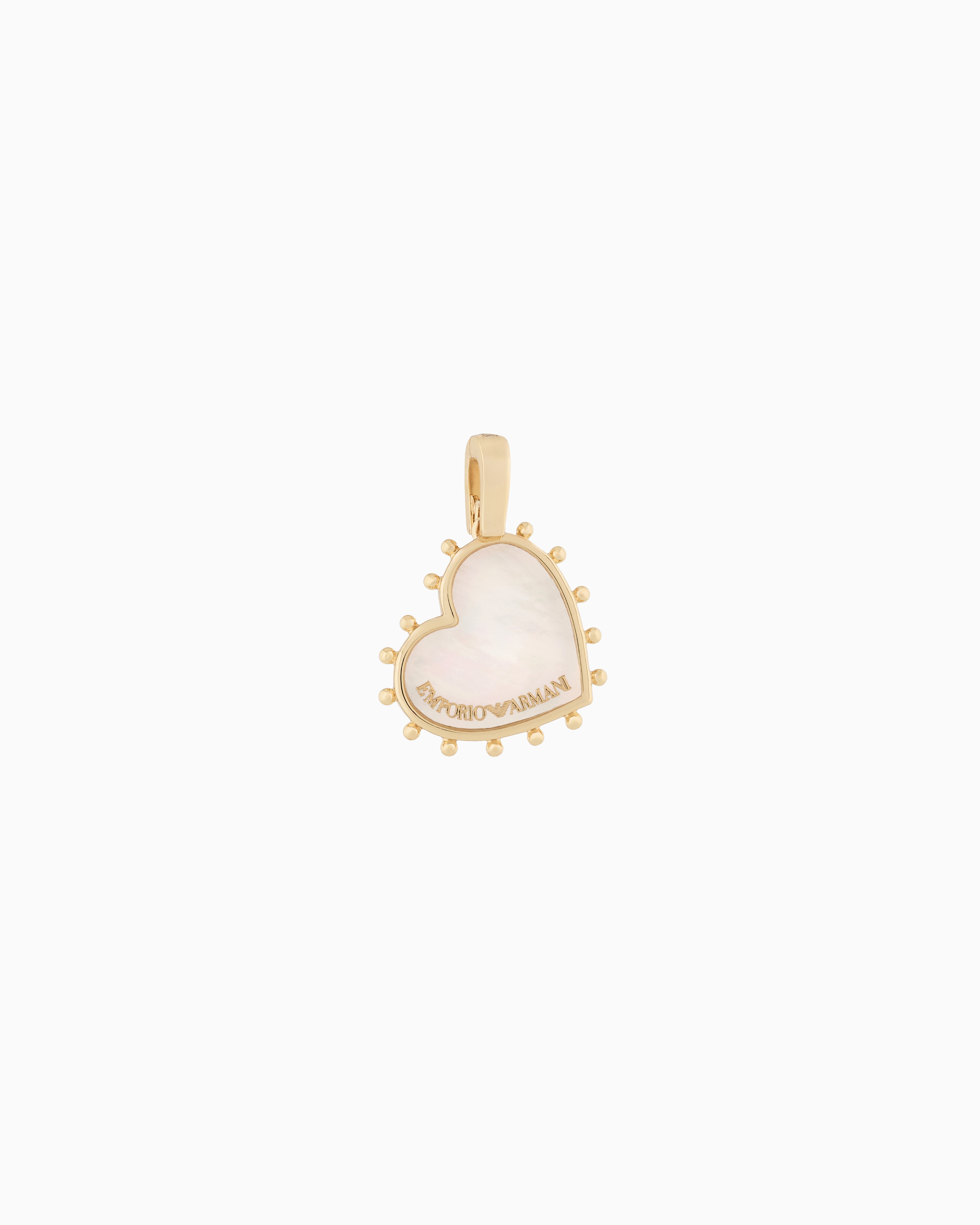 Emporio Armani - Emporio Armani Mother-of-Pearl Charm, Woman, Multicoloured, Size: TU