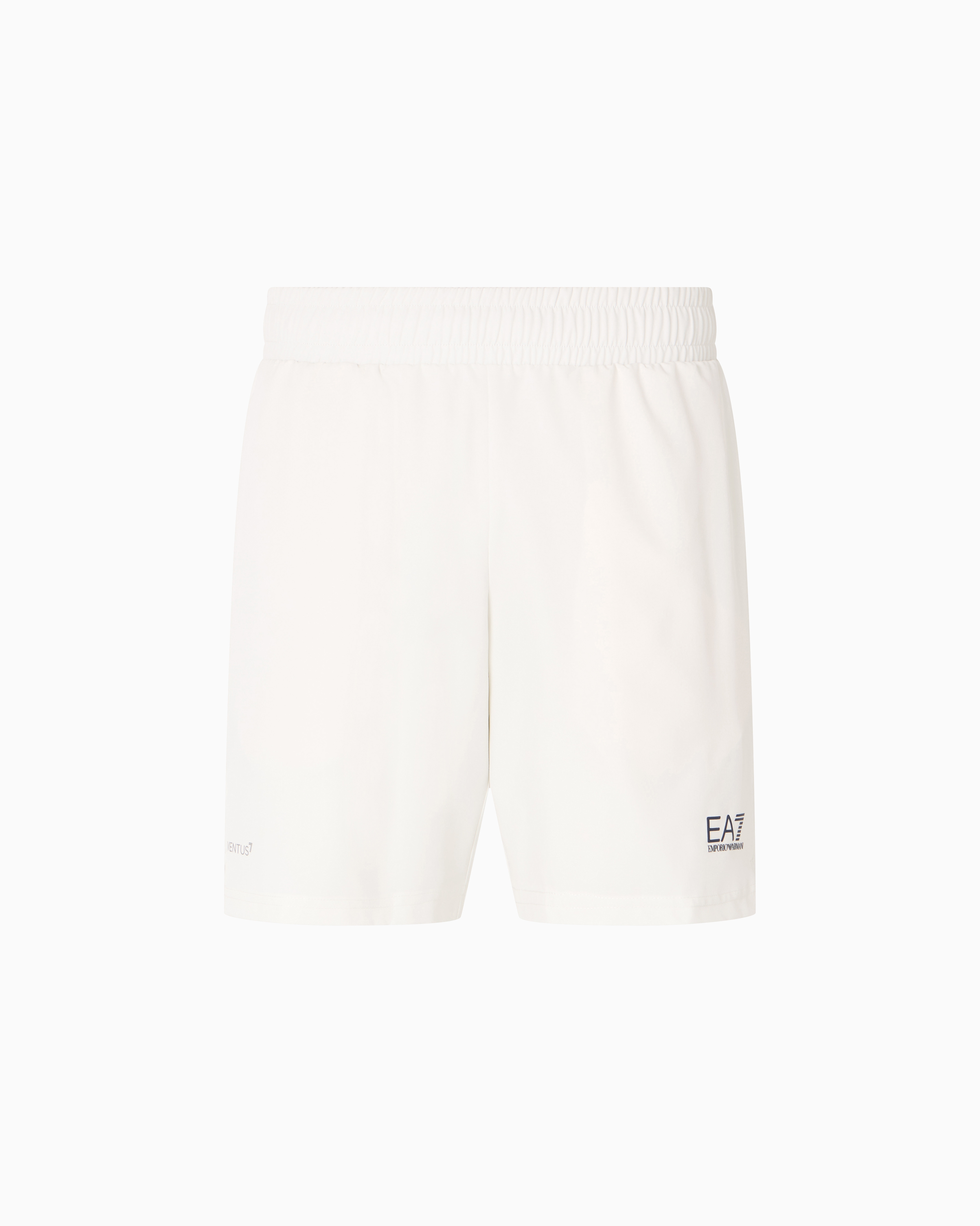 Ea7 Tennis Pro Shorts In Ventus7 Technical Fabric In White